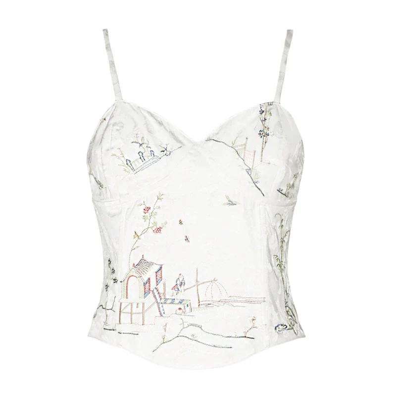 Embroidered Camisole Top - Image 3