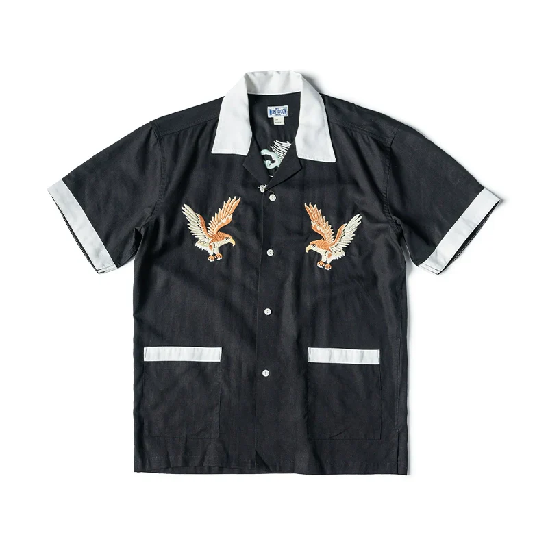 Embroidered Camp-Collar Shirt - Image 5