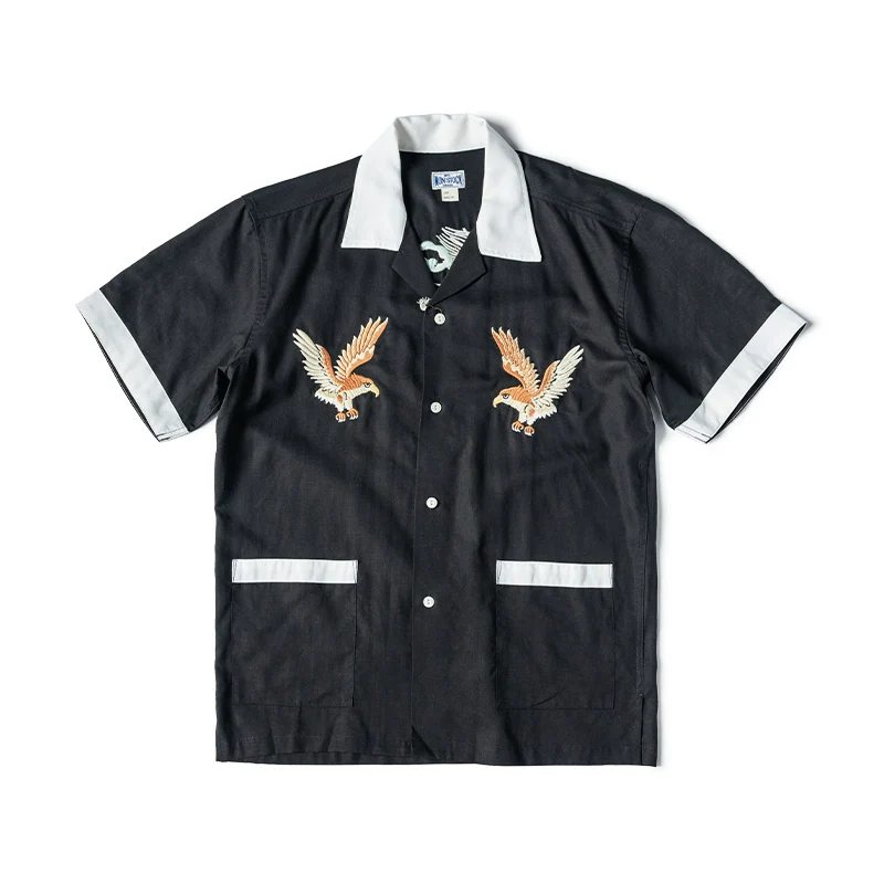 Embroidered Camp-Collar Shirt - Image 7
