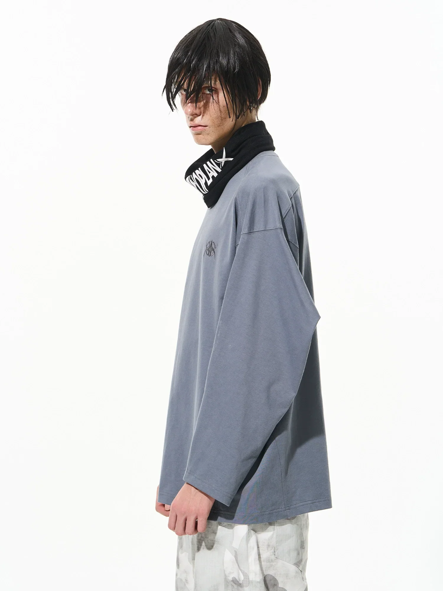 Embroidered Cotton Long-Sleeve Tee - Image 2