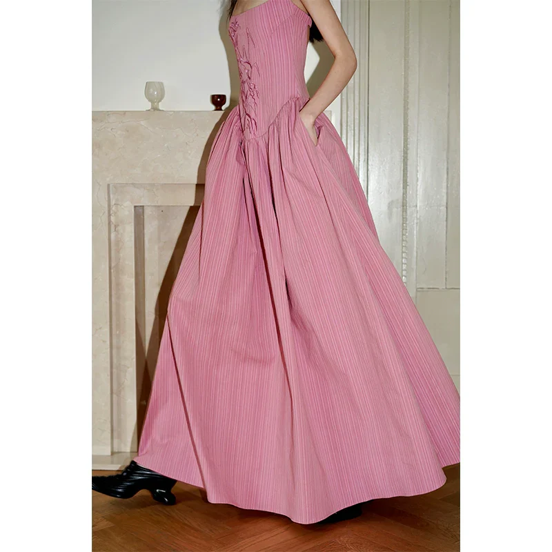 Embroidered Long Dress - Image 4