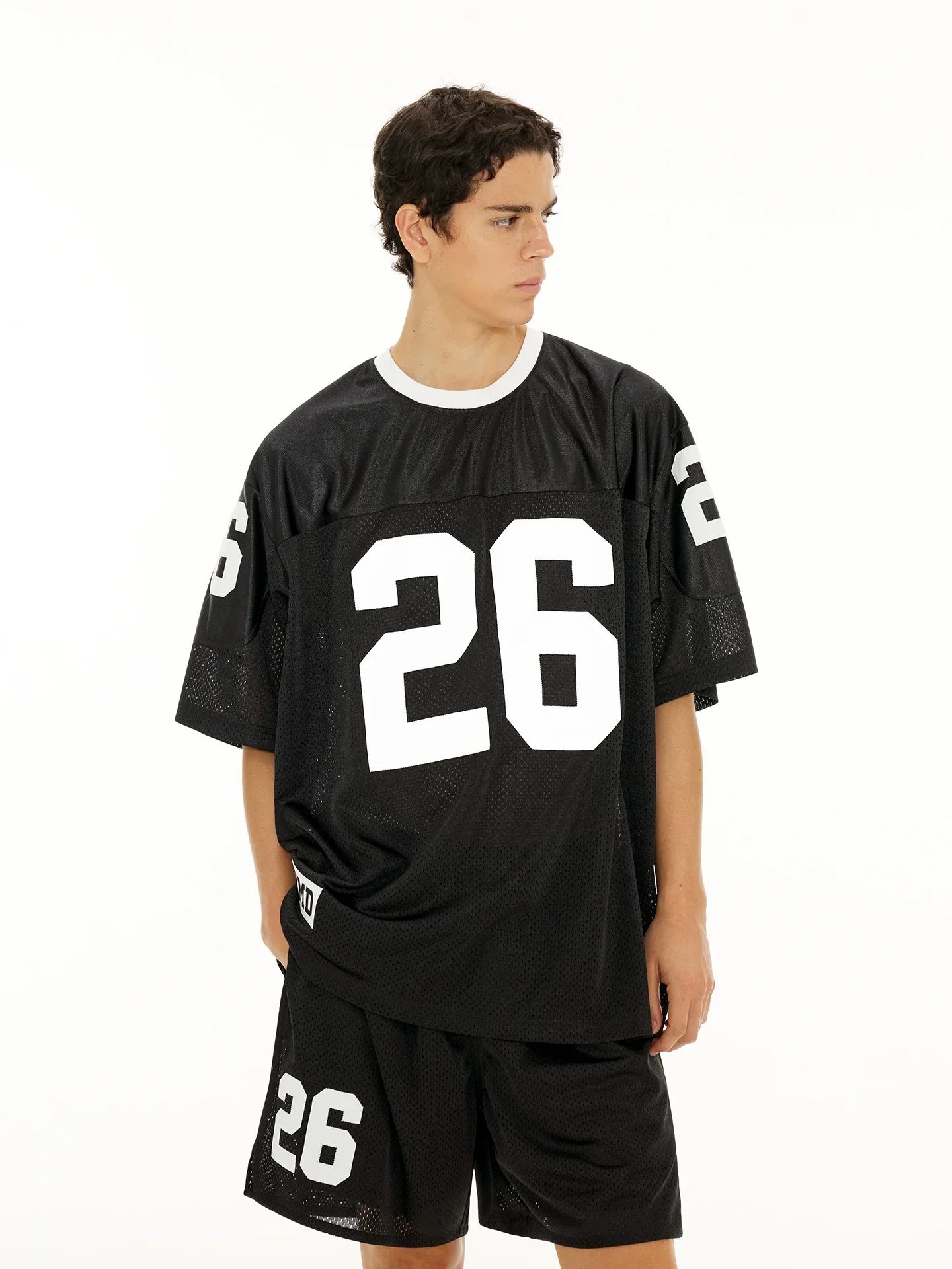 Embroidered Mesh Sports Tee - Image 3