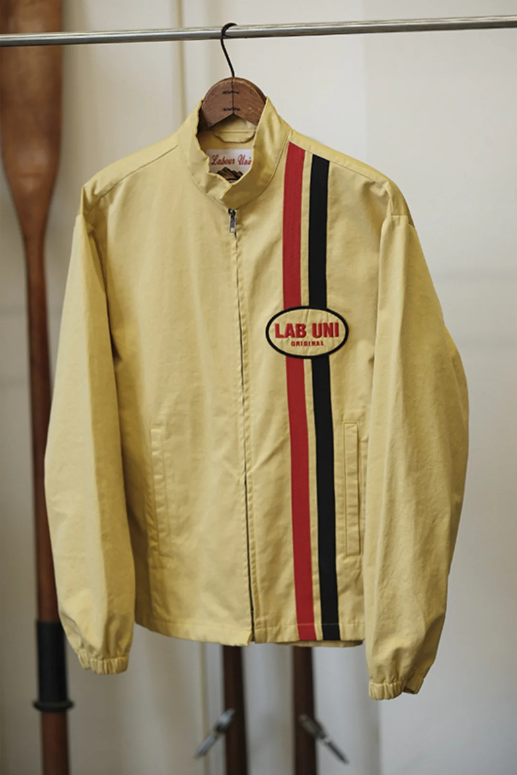 Embroidered Stand Collar Track Jacket - Image 3