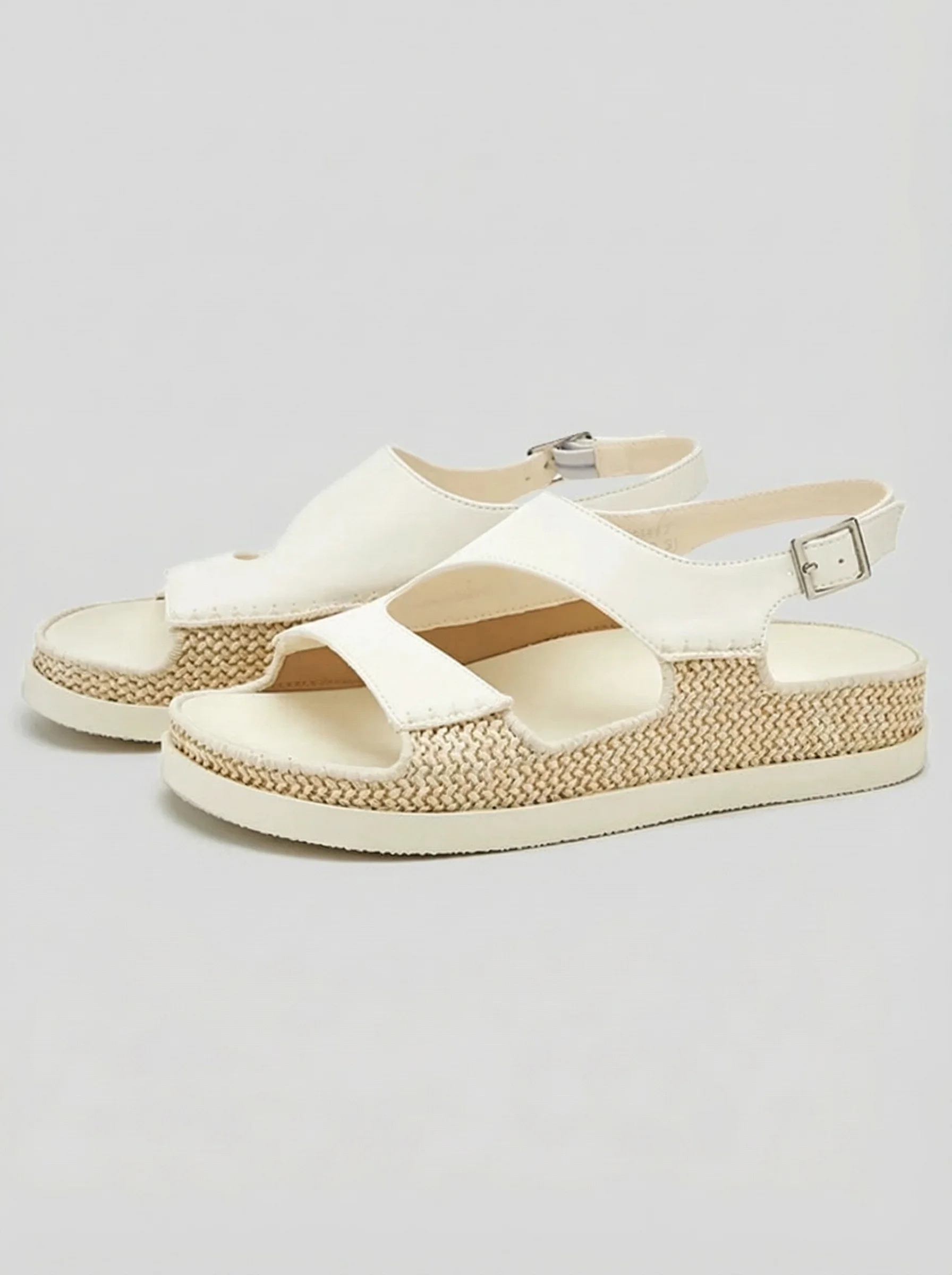 Espadrille Flatform Slingback Sandals - Image 4