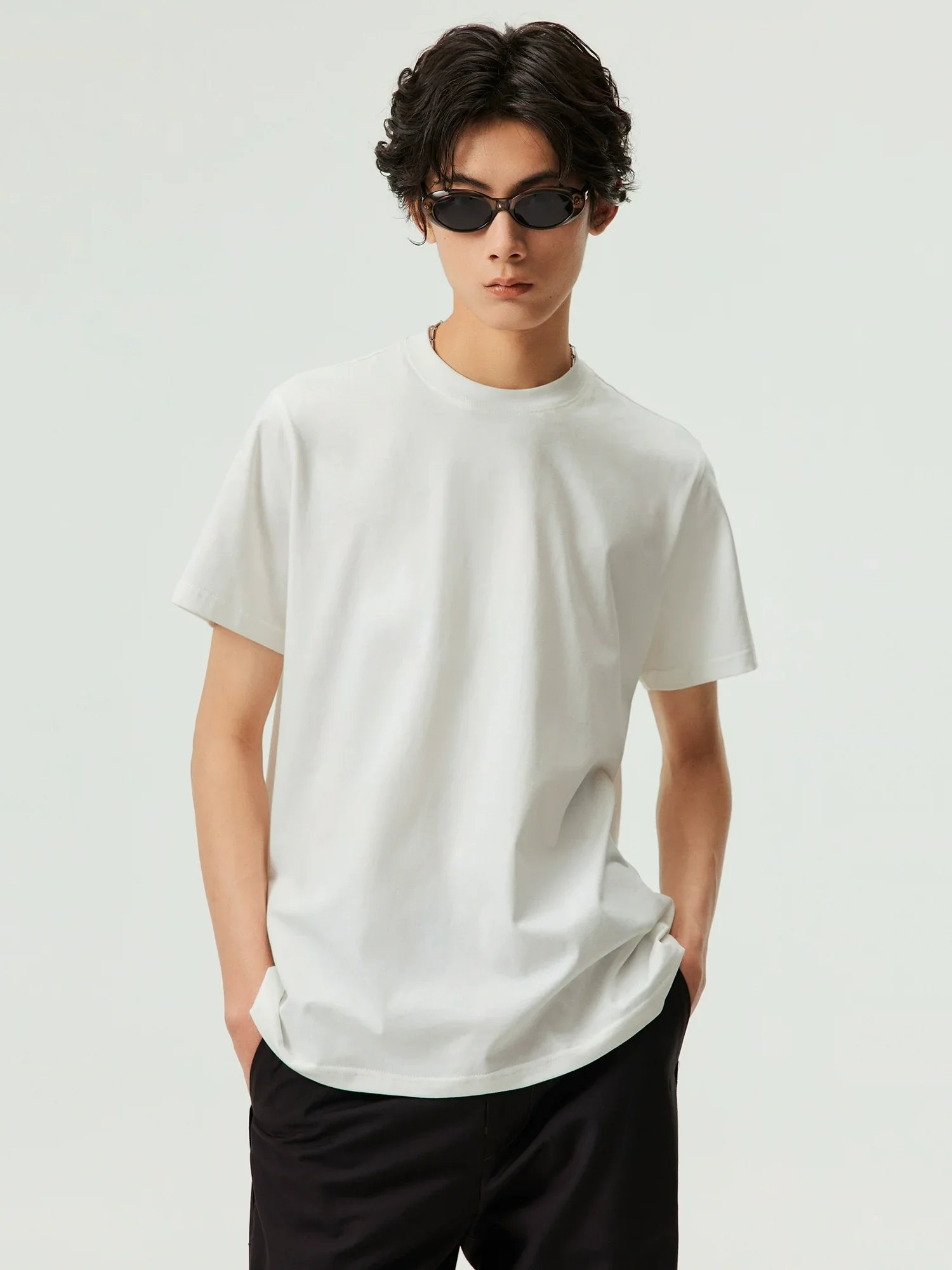 Essential Cotton Crewneck Tee - Image 2