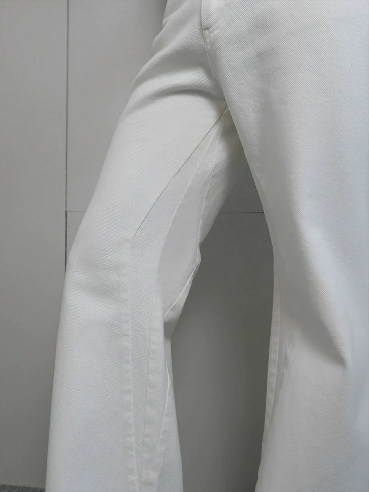 Essential Flared Denim Pants - Image 4