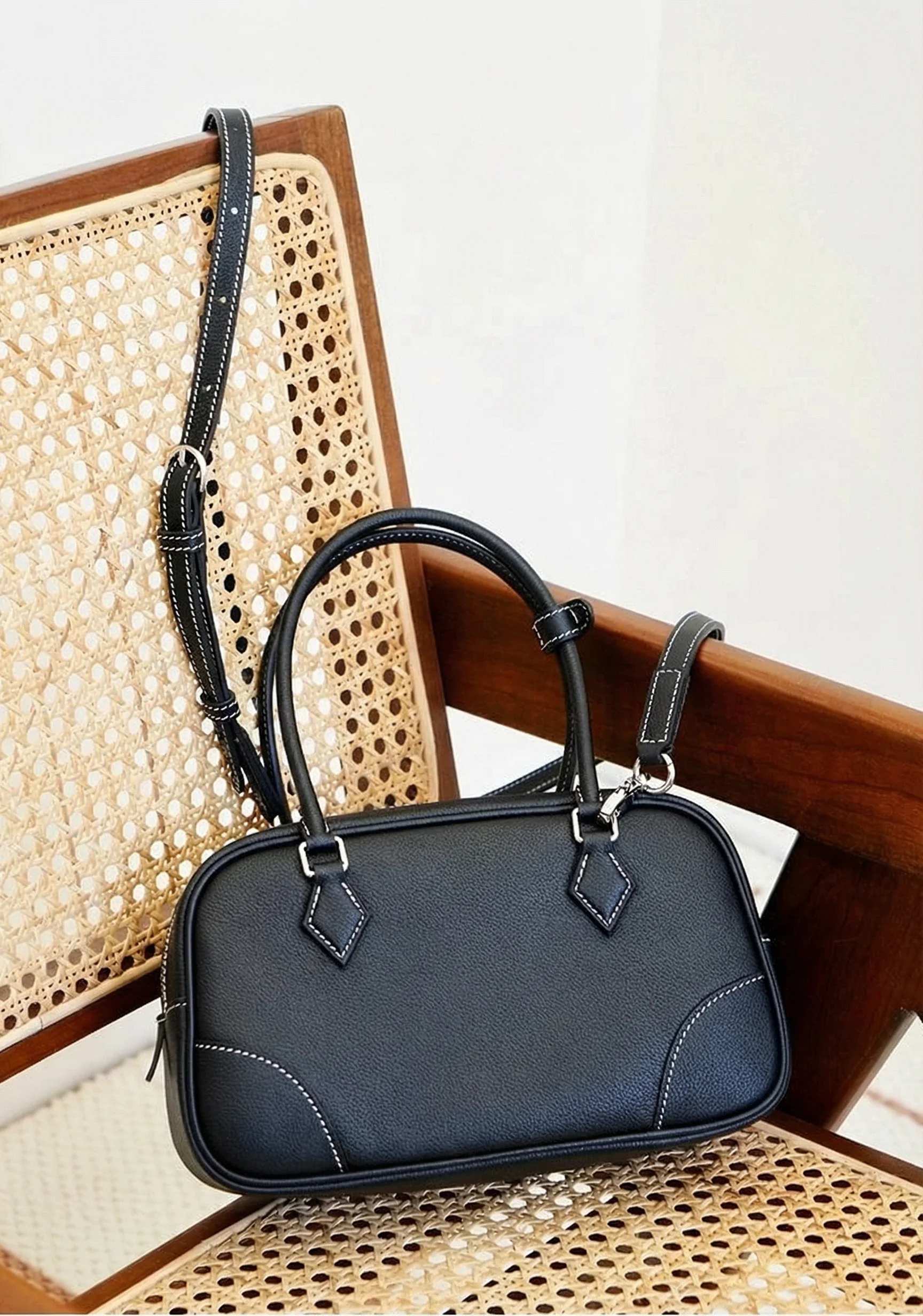 Evercolor Cowhide Bowling Bag - Image 4