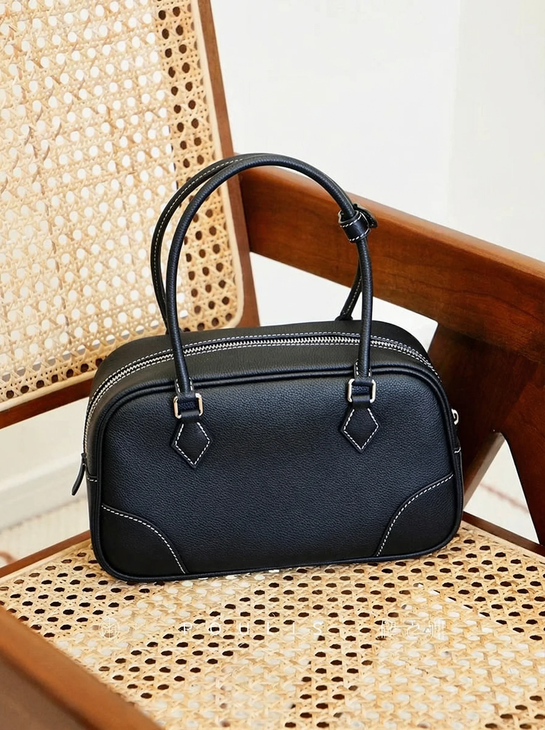 Evercolor Cowhide Bowling Bag - Image 6