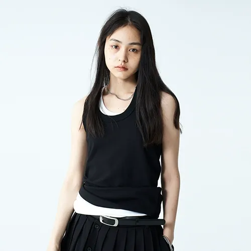 Everyday U-neck Embroidered Vest - Image 5