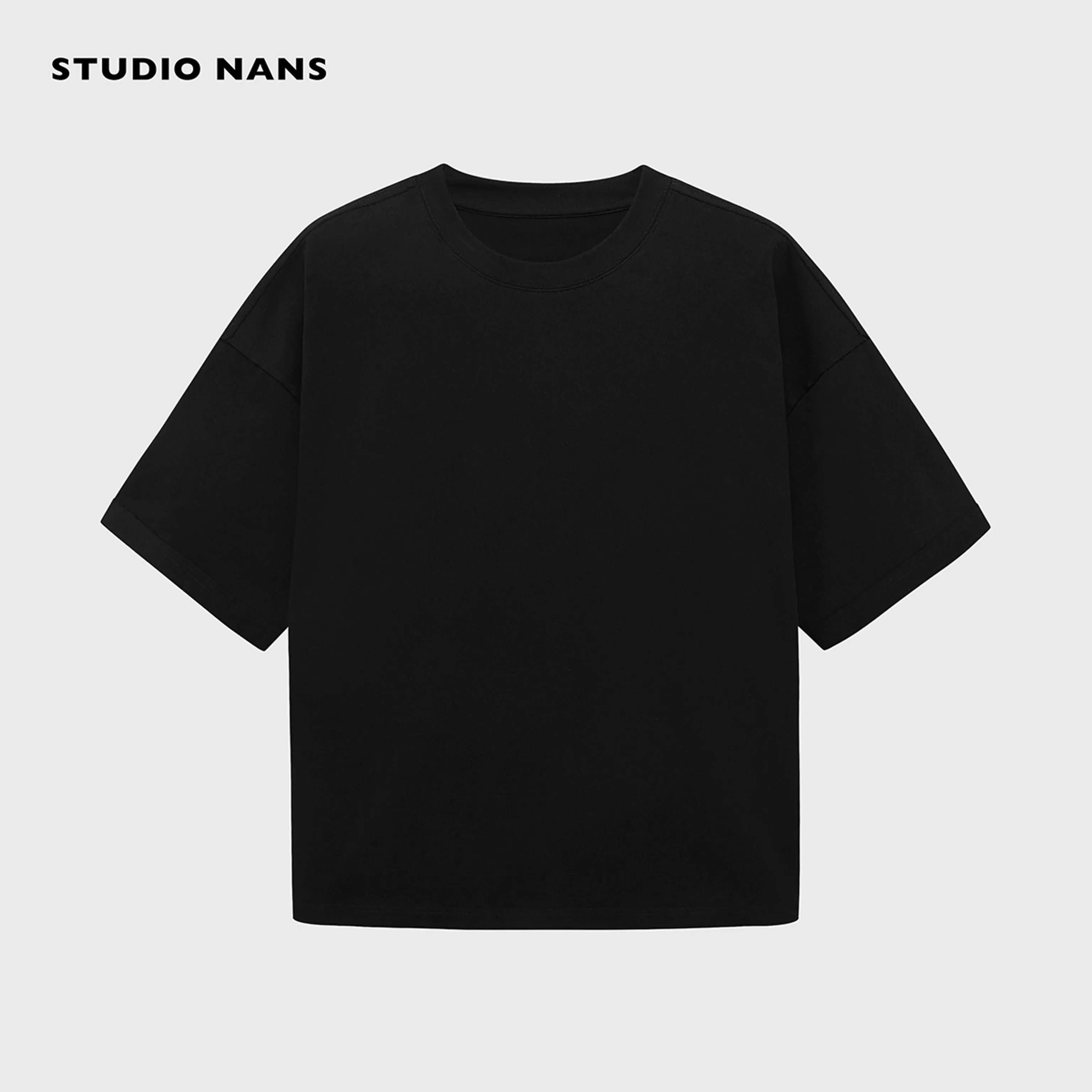Exposed Seam Oversized Crewneck Tee - Image 6