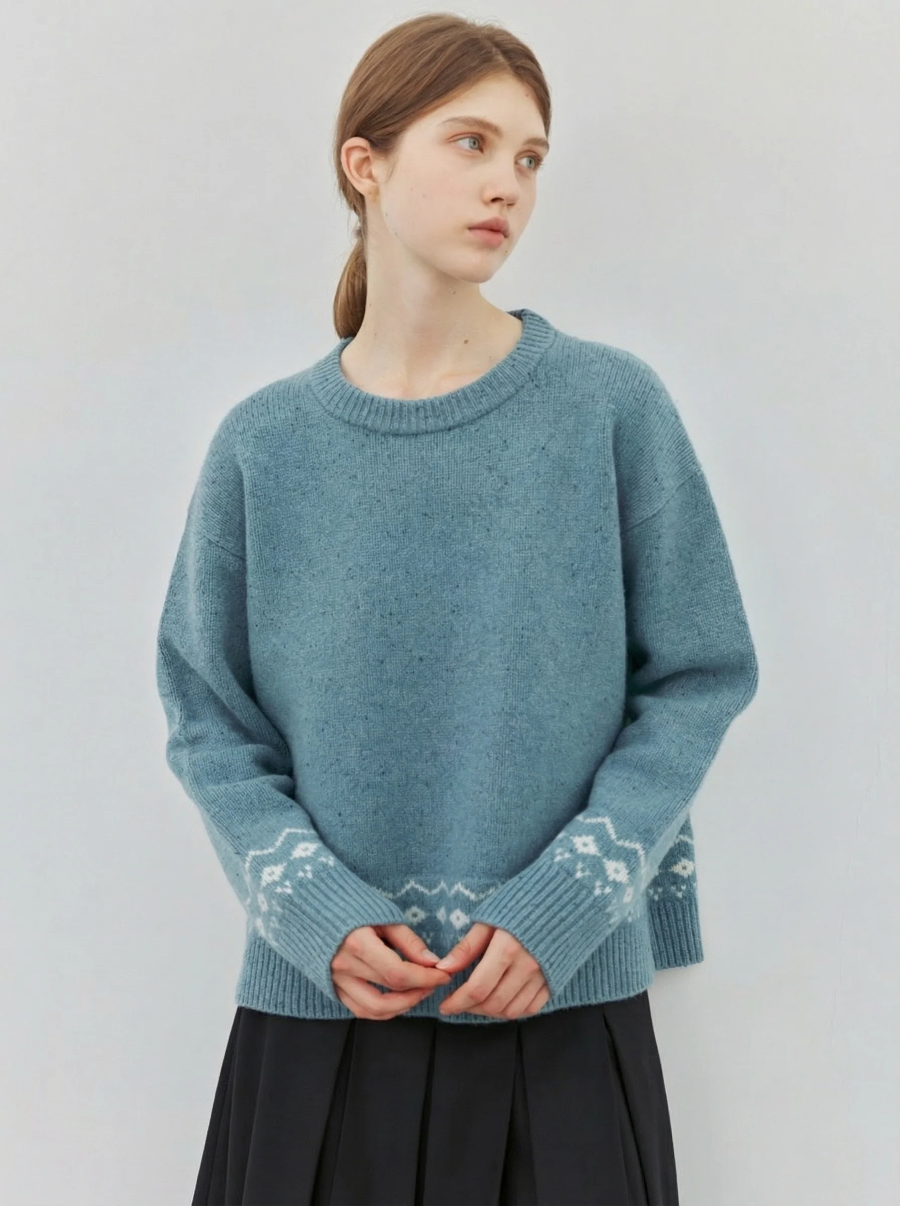 Fair Isle Crewneck Sweater - Image 2