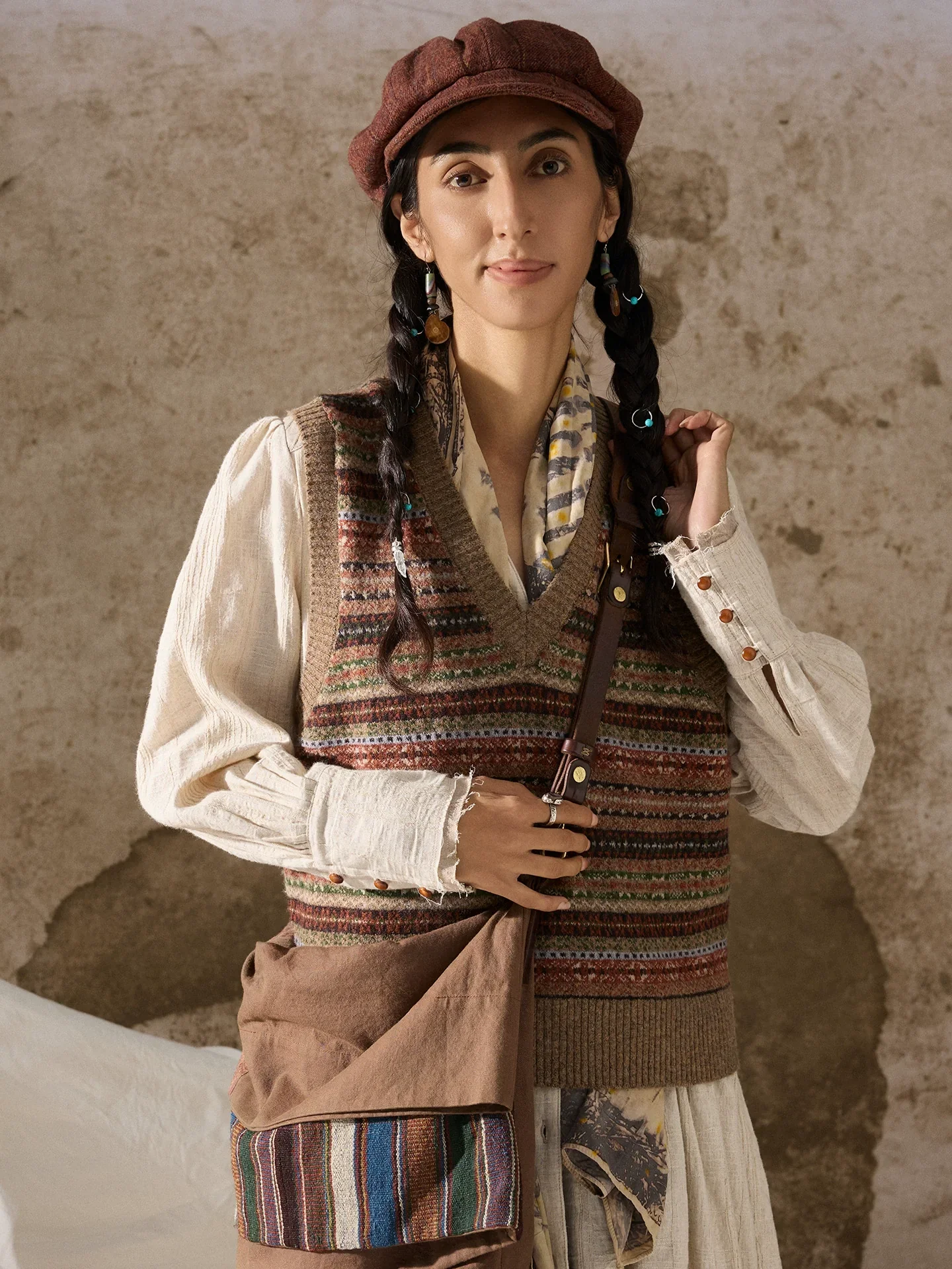Fair Isle Jacquard Sweater Vest - Image 4