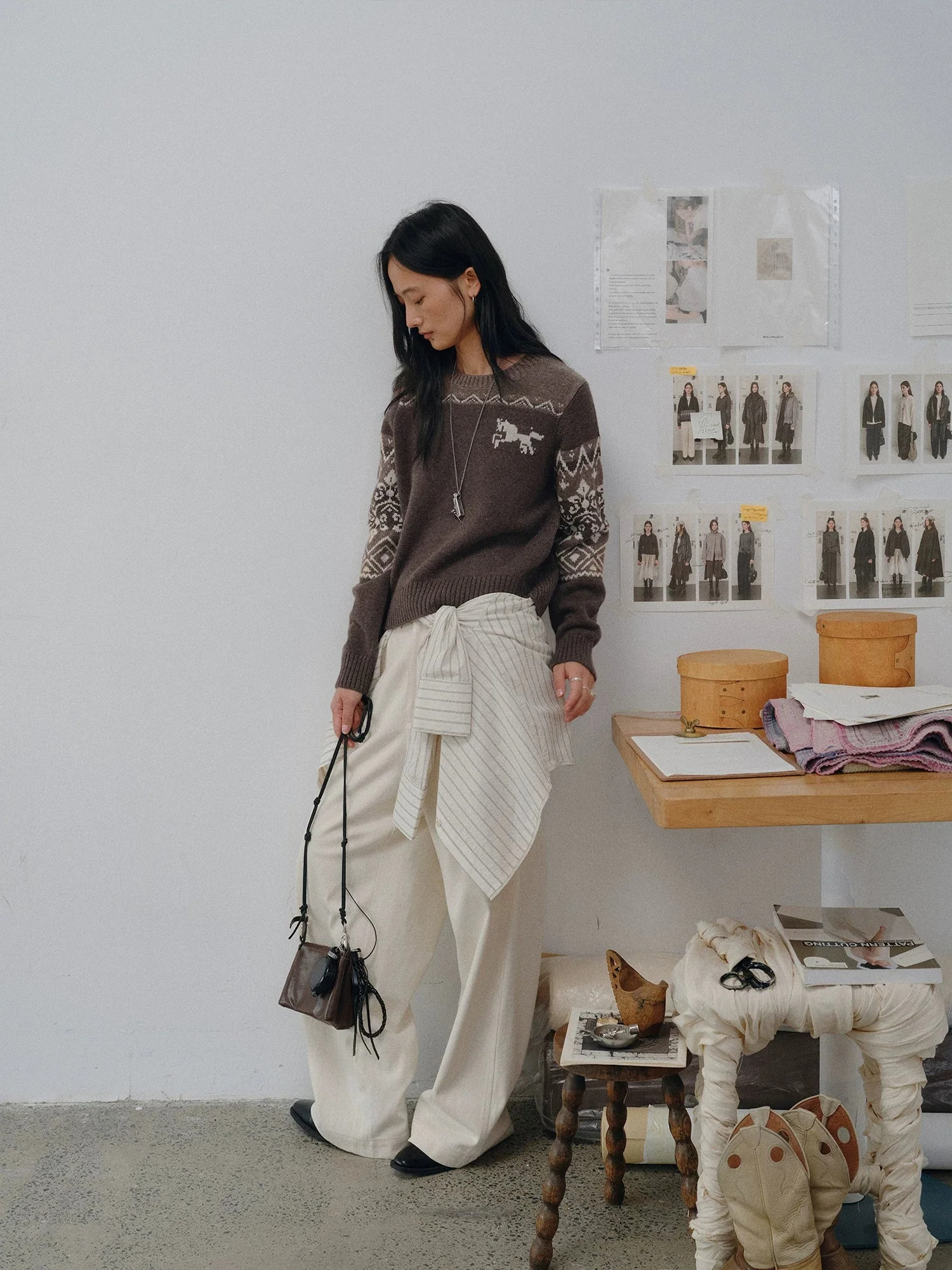 Fair Isle Pony Wool Sweater - Image 4