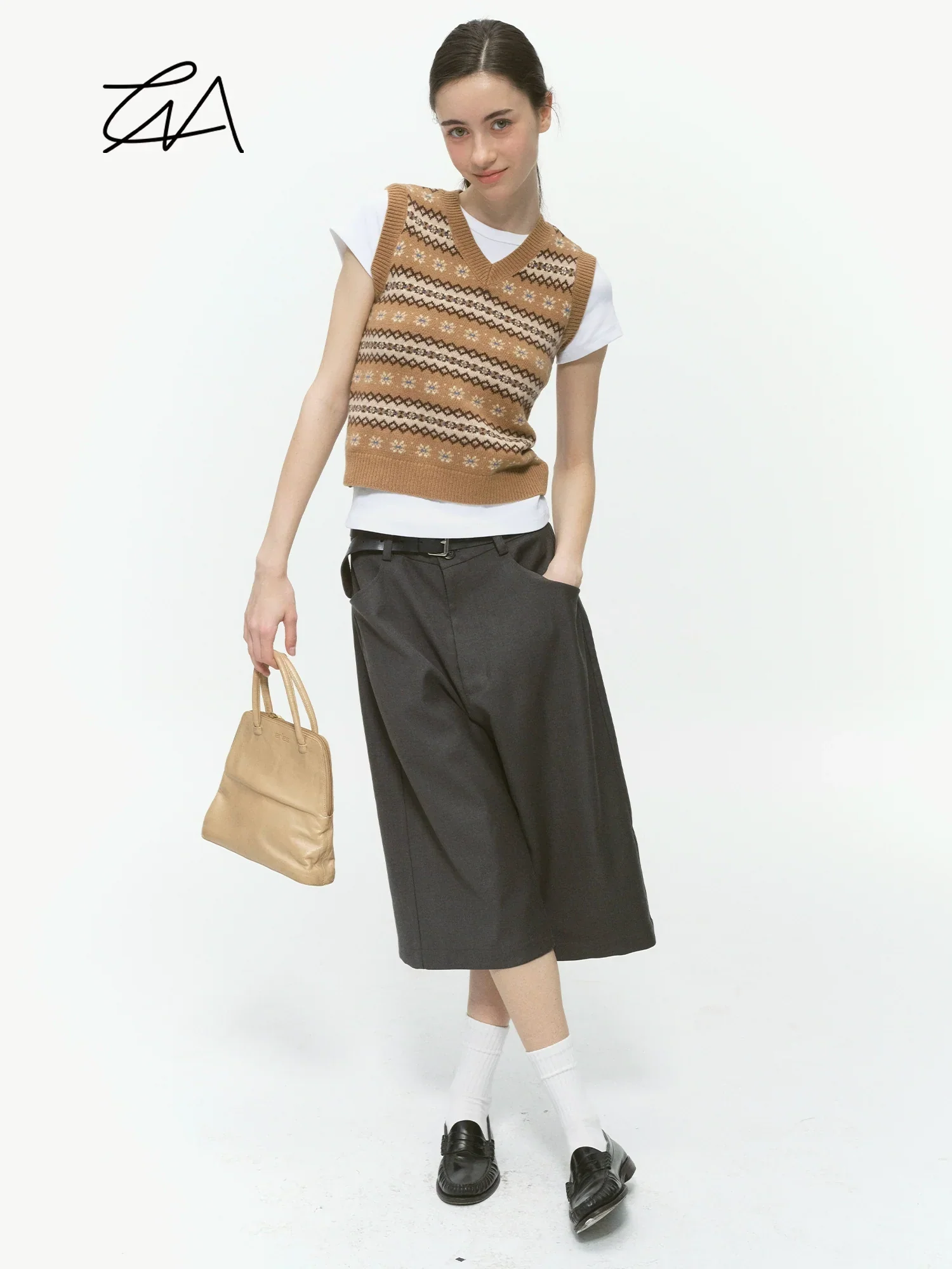 Fair Isle Wool Vest - Image 2