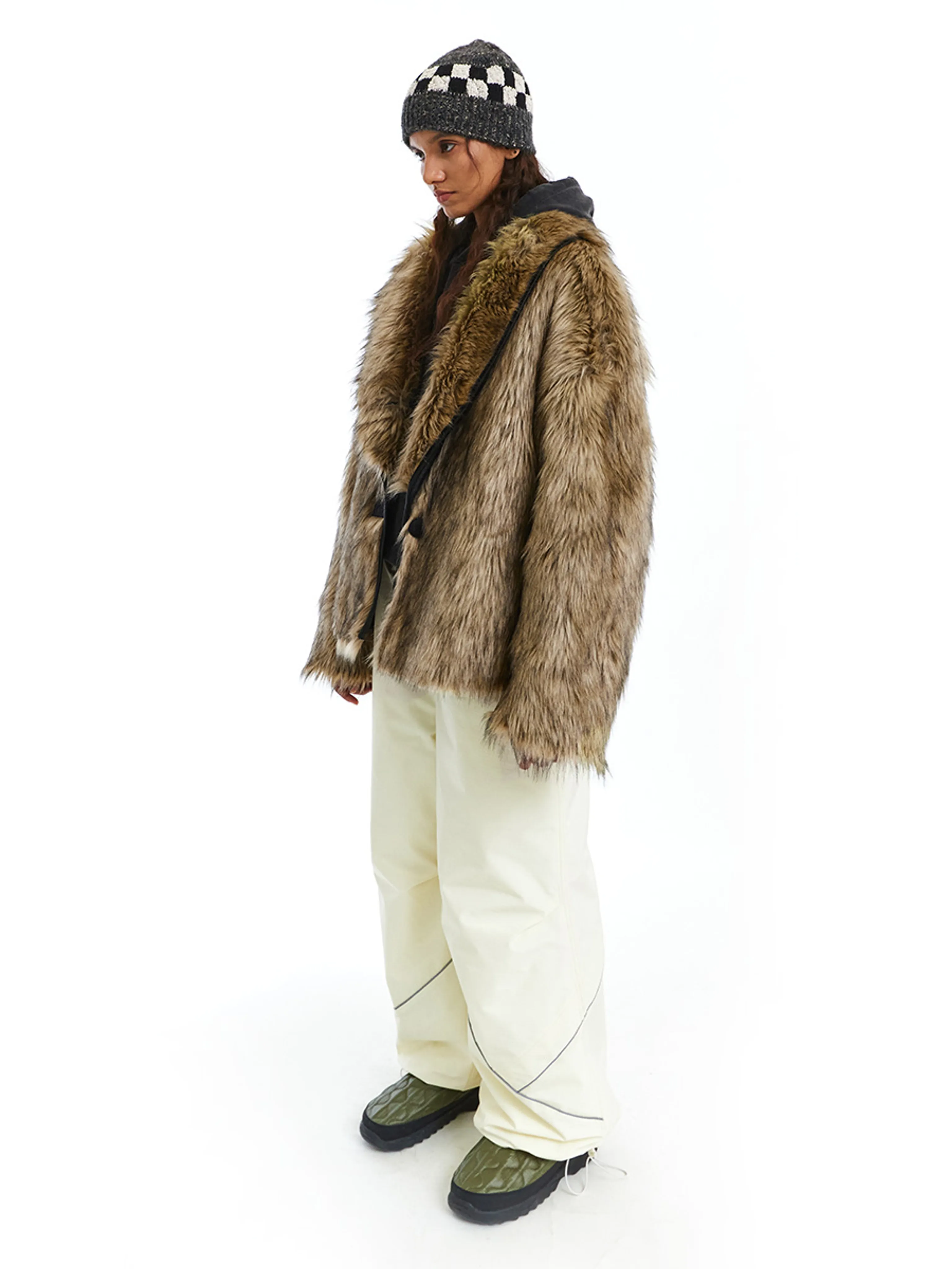 Faux Fur Coat - Image 3