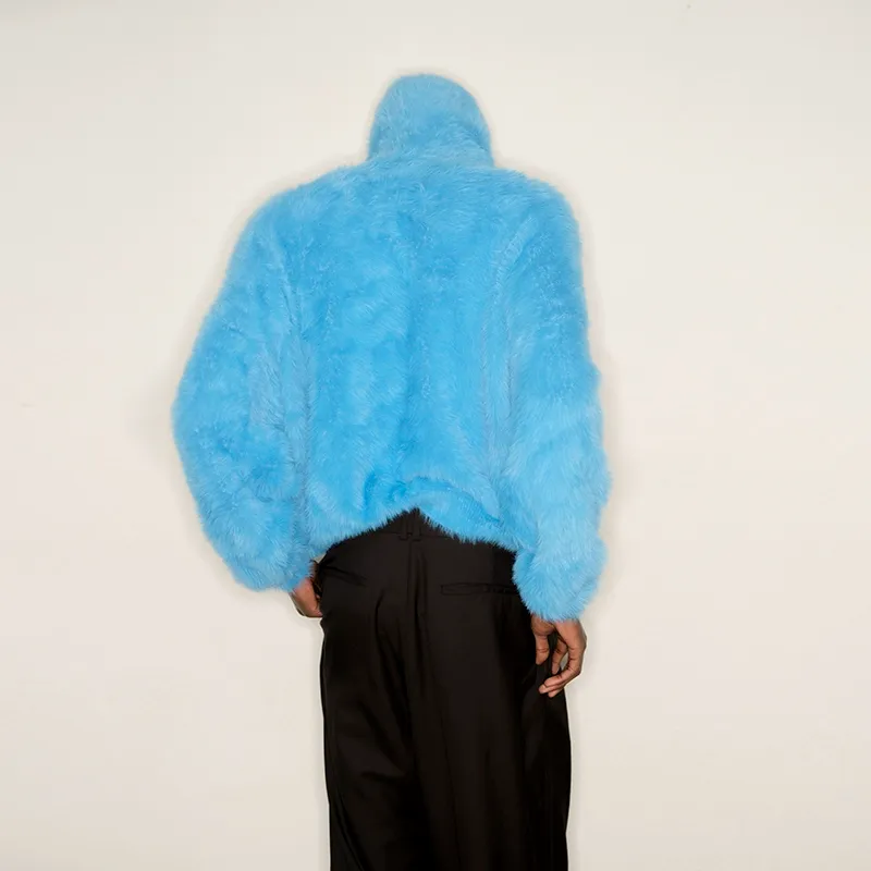 Faux Fur Hooded Jacket - Image 9