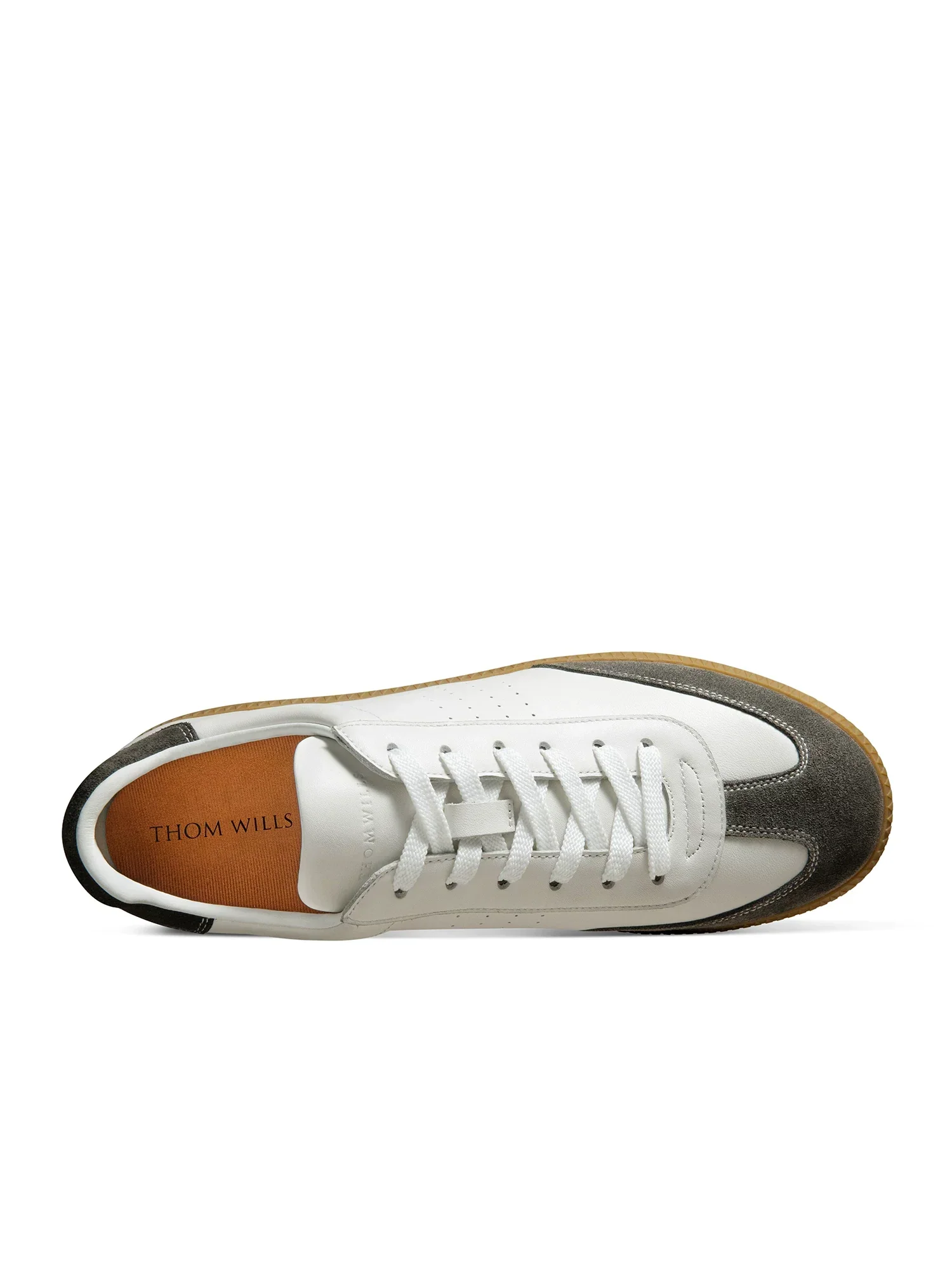 Faux Leather German Trainer Sneaker - Image 2