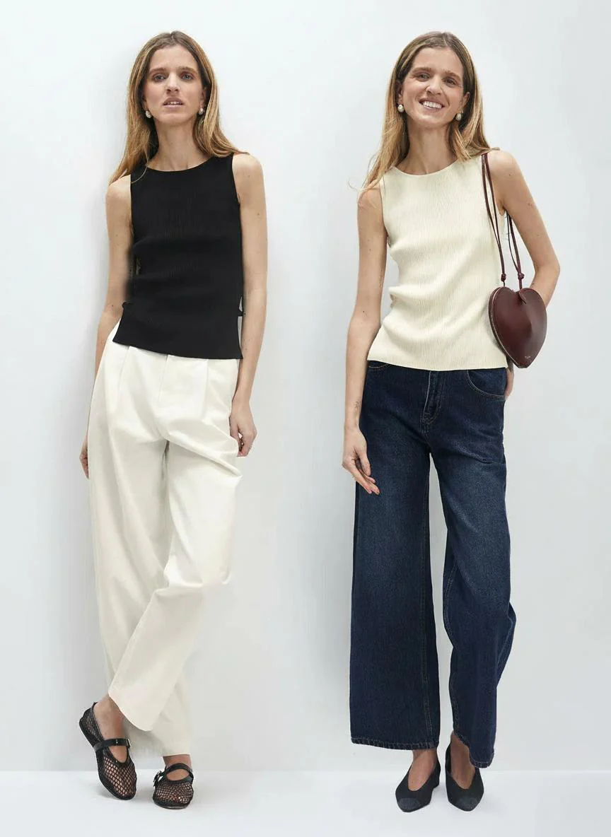 Faye Rib-Knit Vest - Image 4