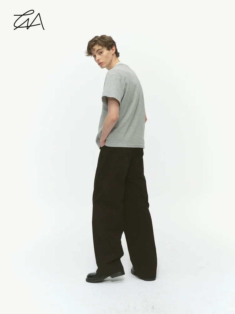 Fine Cotton Straight Painter Pants - Image 3