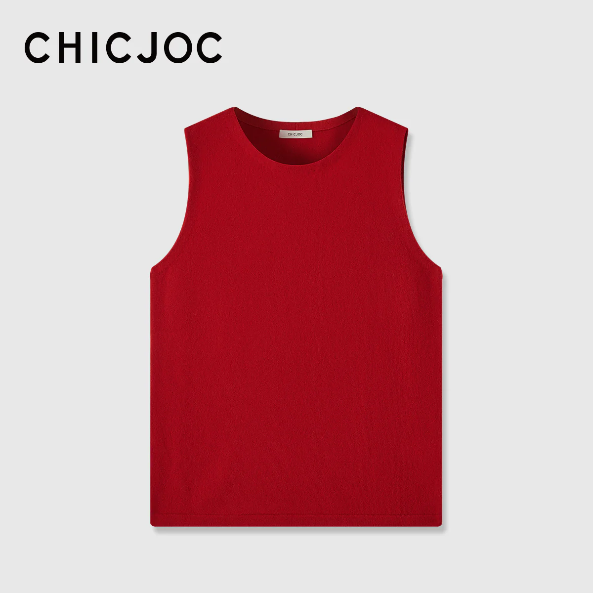 Fine-Gauge Cashmere Crew Tank - Image 9