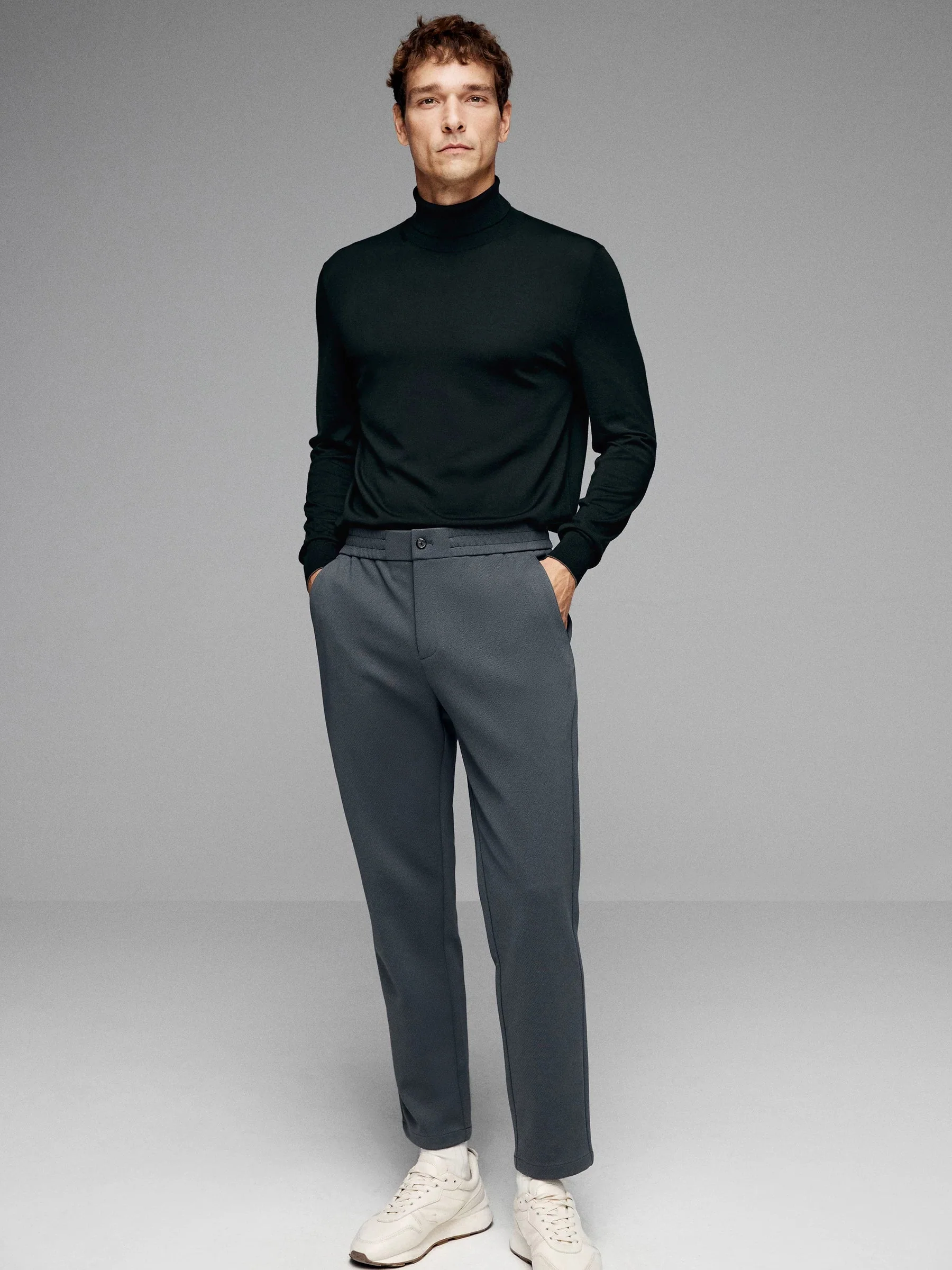 Fine-Gauge Italian Wool Turtleneck - Image 3