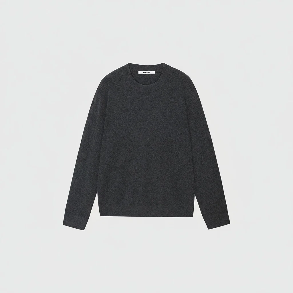 Fine-Gauge Merino Wool Knit Sweater - Image 7