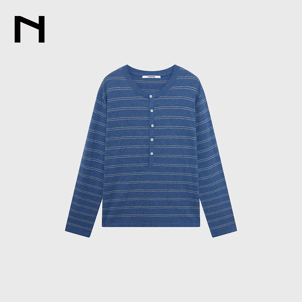 Fine-Gauge Stripe Henley - Image 7