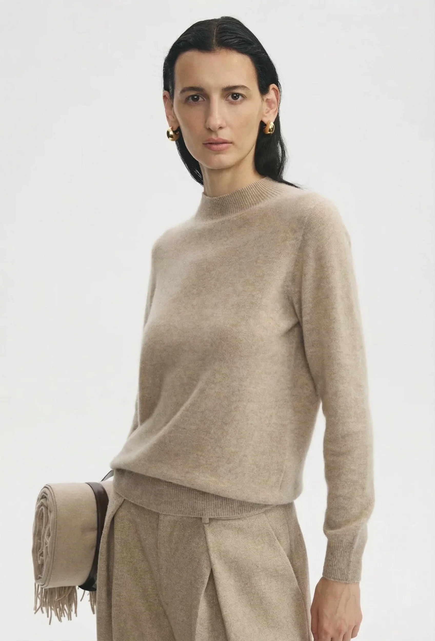Fine Knit Crewneck Sweater - Image 4