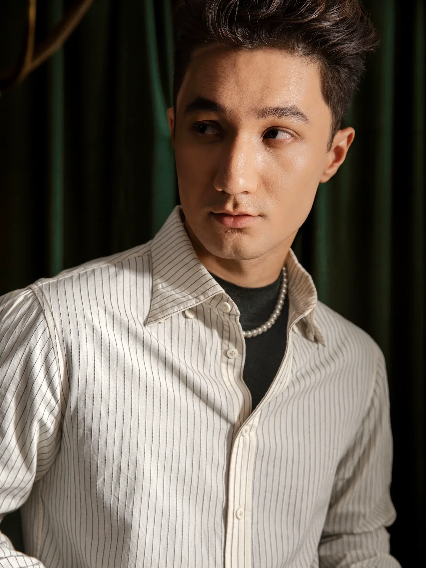 Fine Pinstripe Oxford Shirt - Image 4