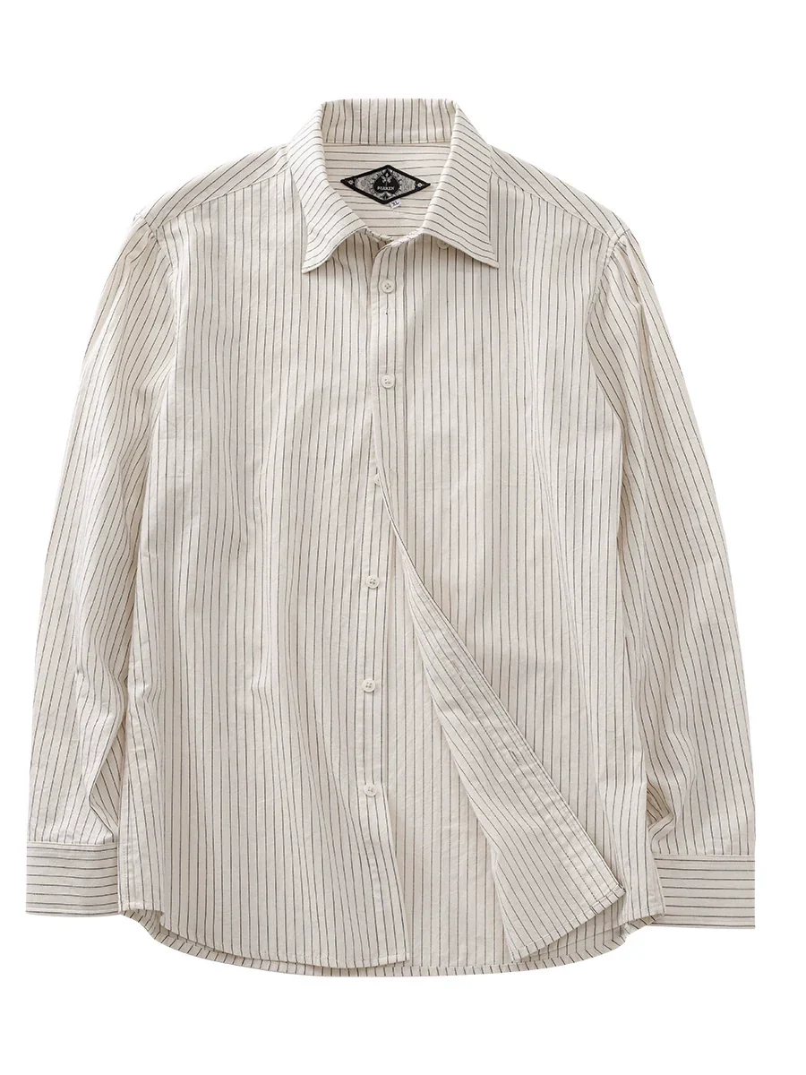 Fine Pinstripe Oxford Shirt - Image 5