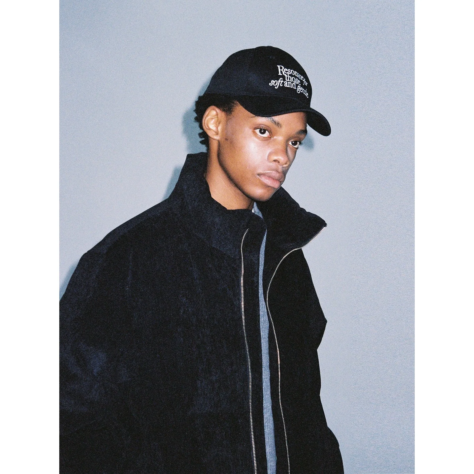 Fine Velvet Quilted Turtleneck Jacket - Image 4