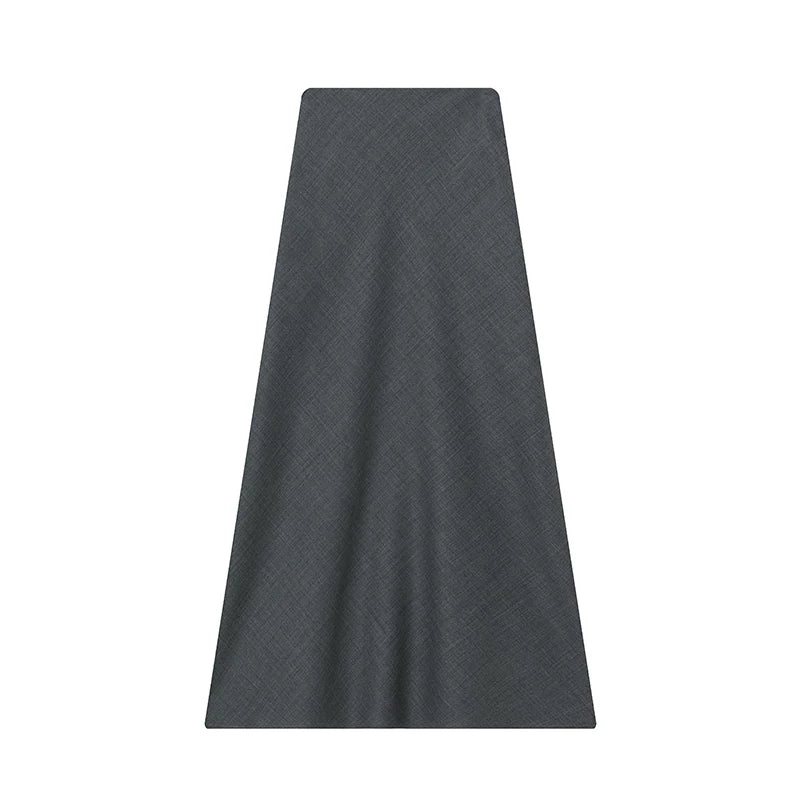 Fine Wool Bias-Cut A-Line Skirt - Image 5