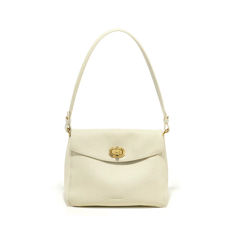 First-Layer Cowhide Underarm Shoulder Bag - Image 2