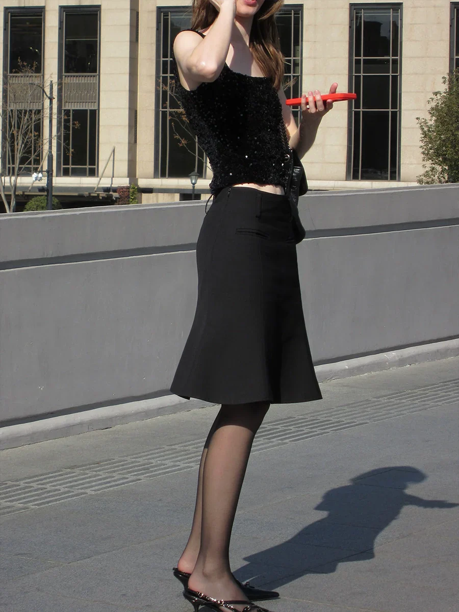 Fishtail Midi Skirt - Image 2