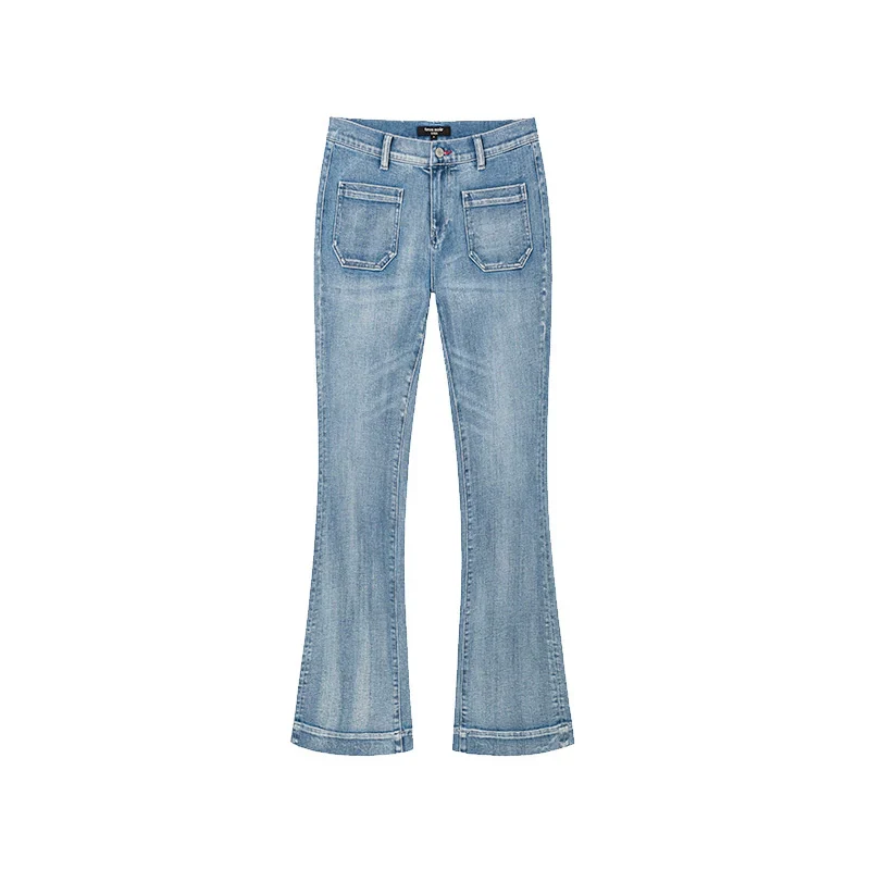 Flared Denim Jeans - Image 5