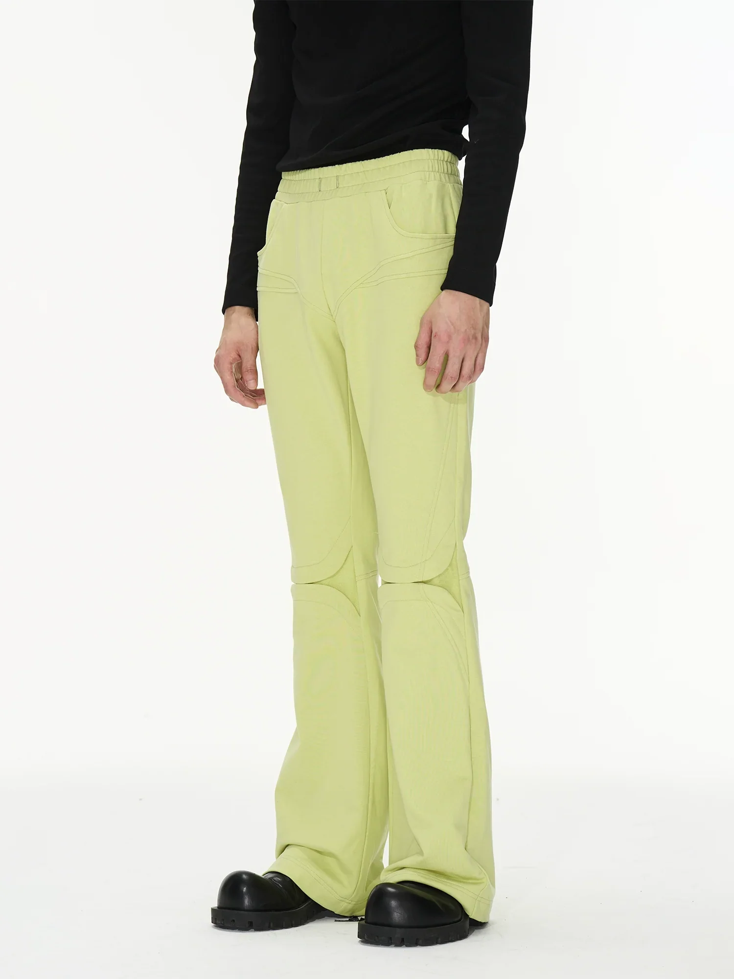 Flared Stitch Sweatpants - Image 2