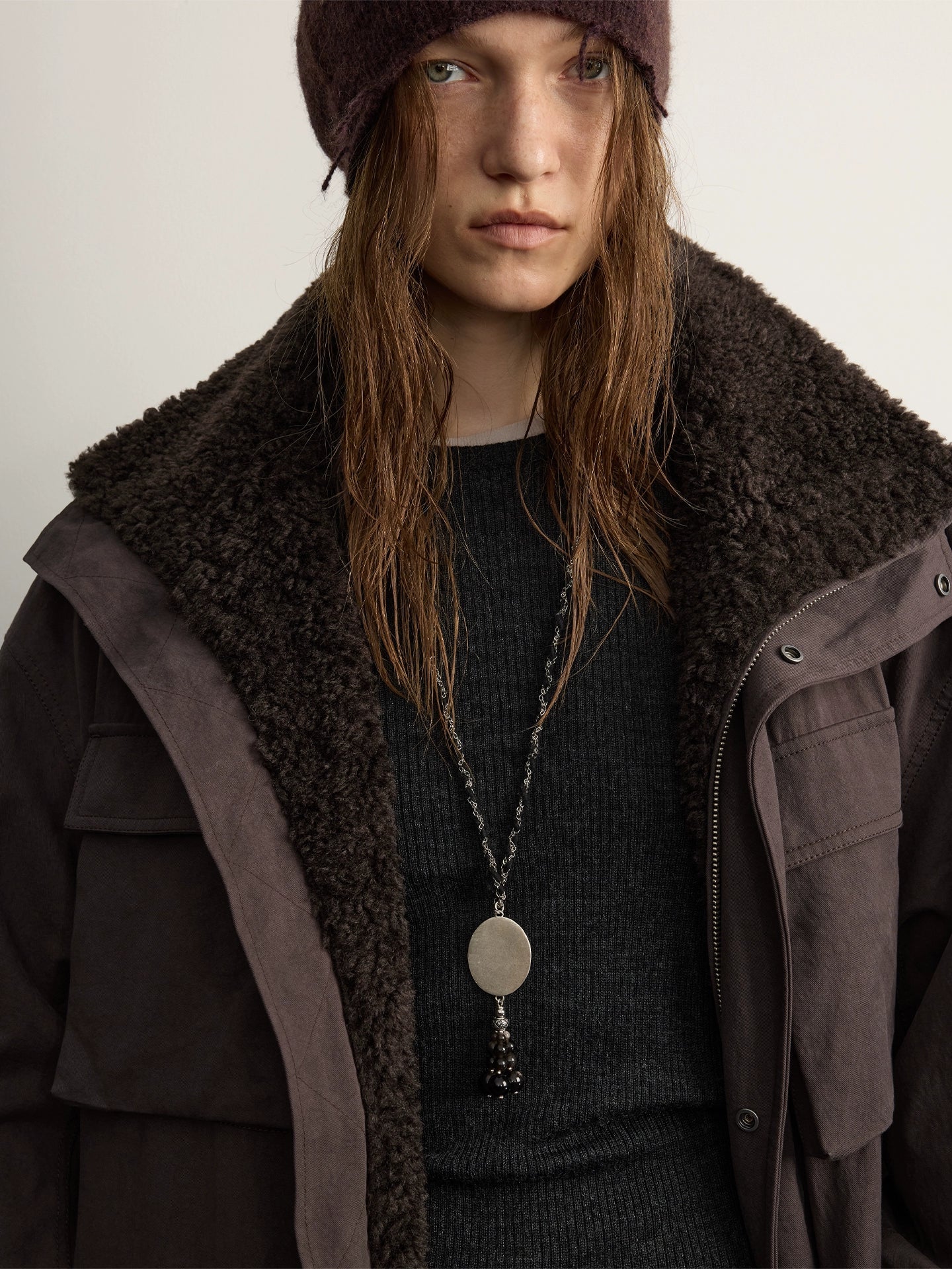 Fleece Collar Utility Parka - Image 2