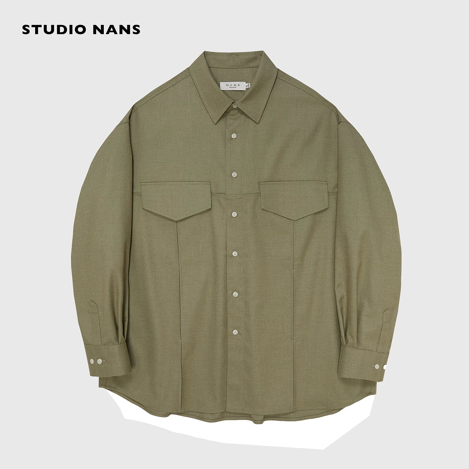 Fleece-Finish Utility Overshirt - Image 6