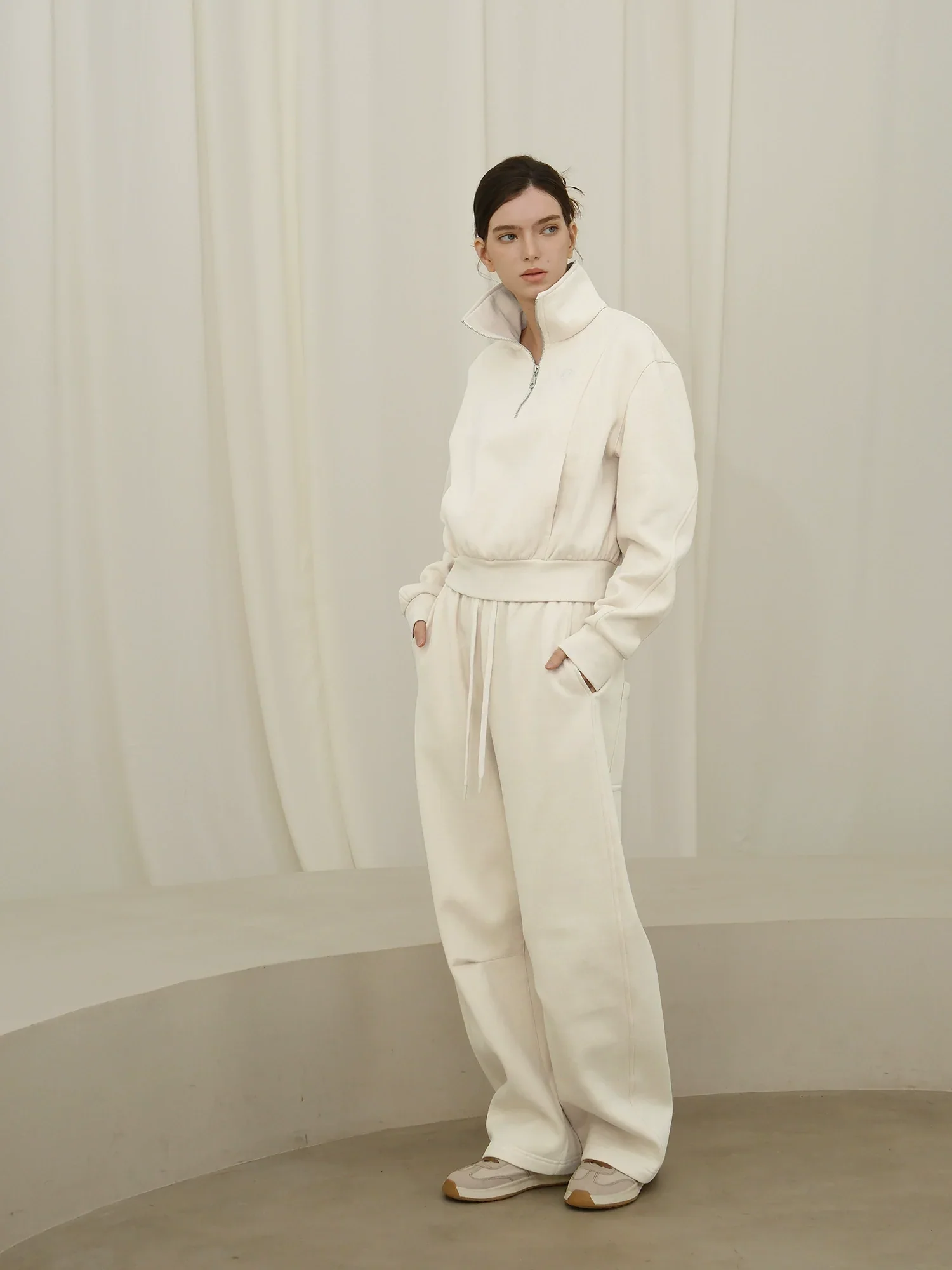 Fleece-Lined Half-Zip Pullover