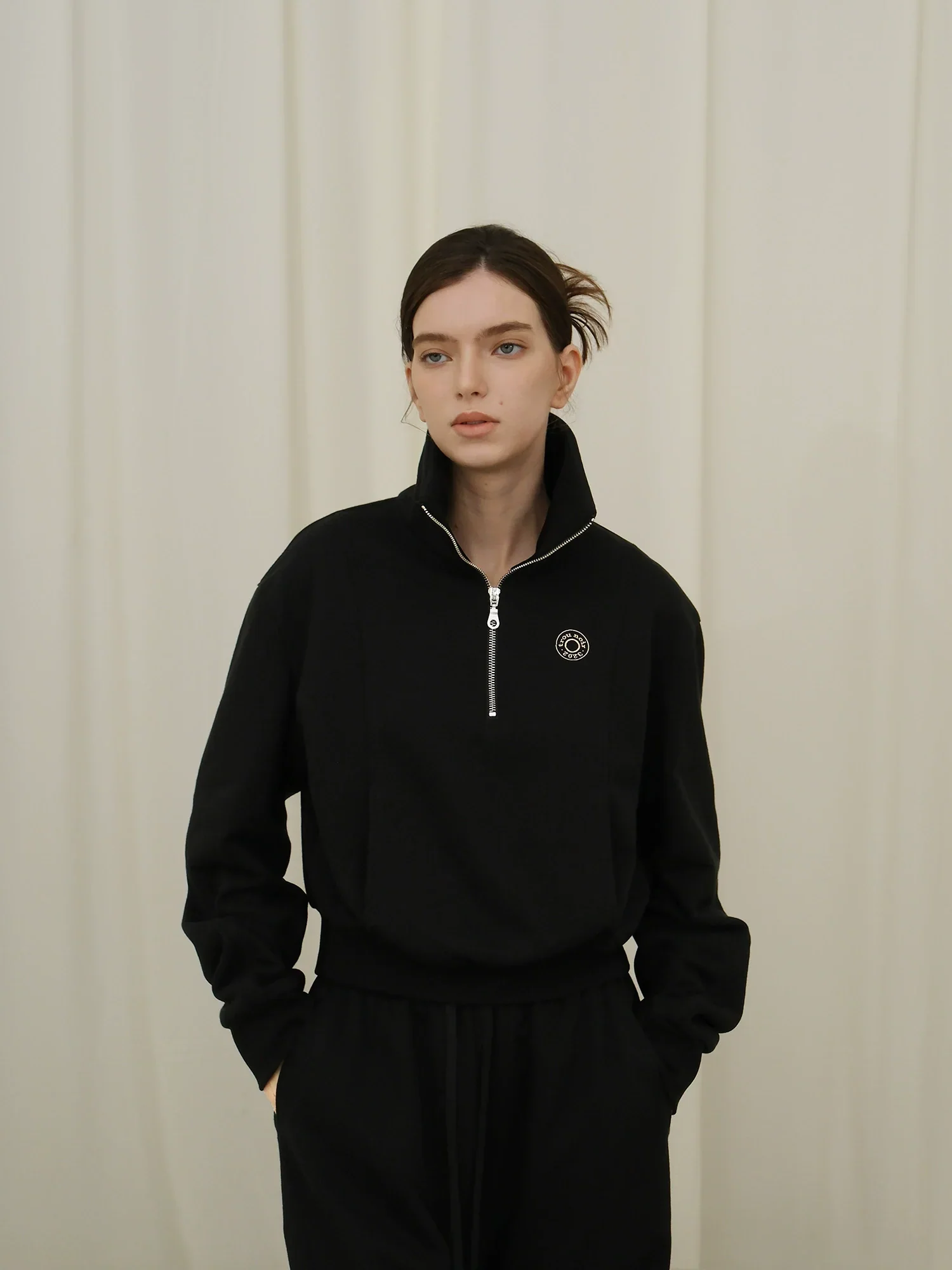 Fleece-Lined Half-Zip Pullover - Image 5