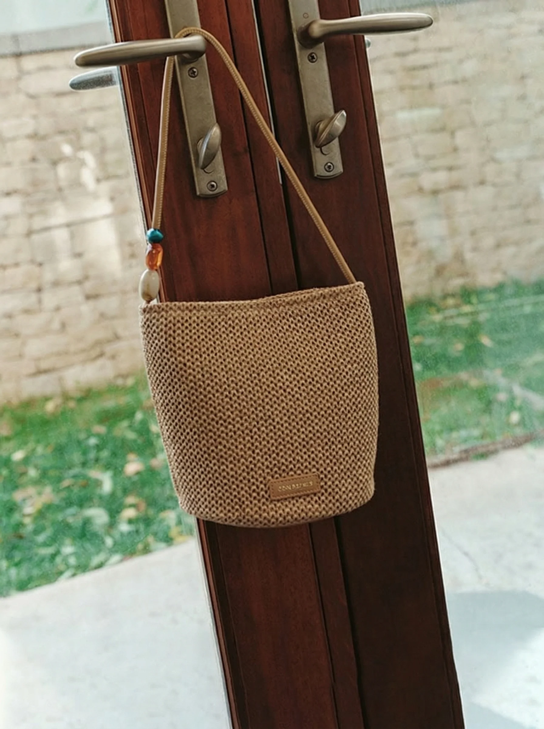 Floral Charm Bucket Bag - Image 8