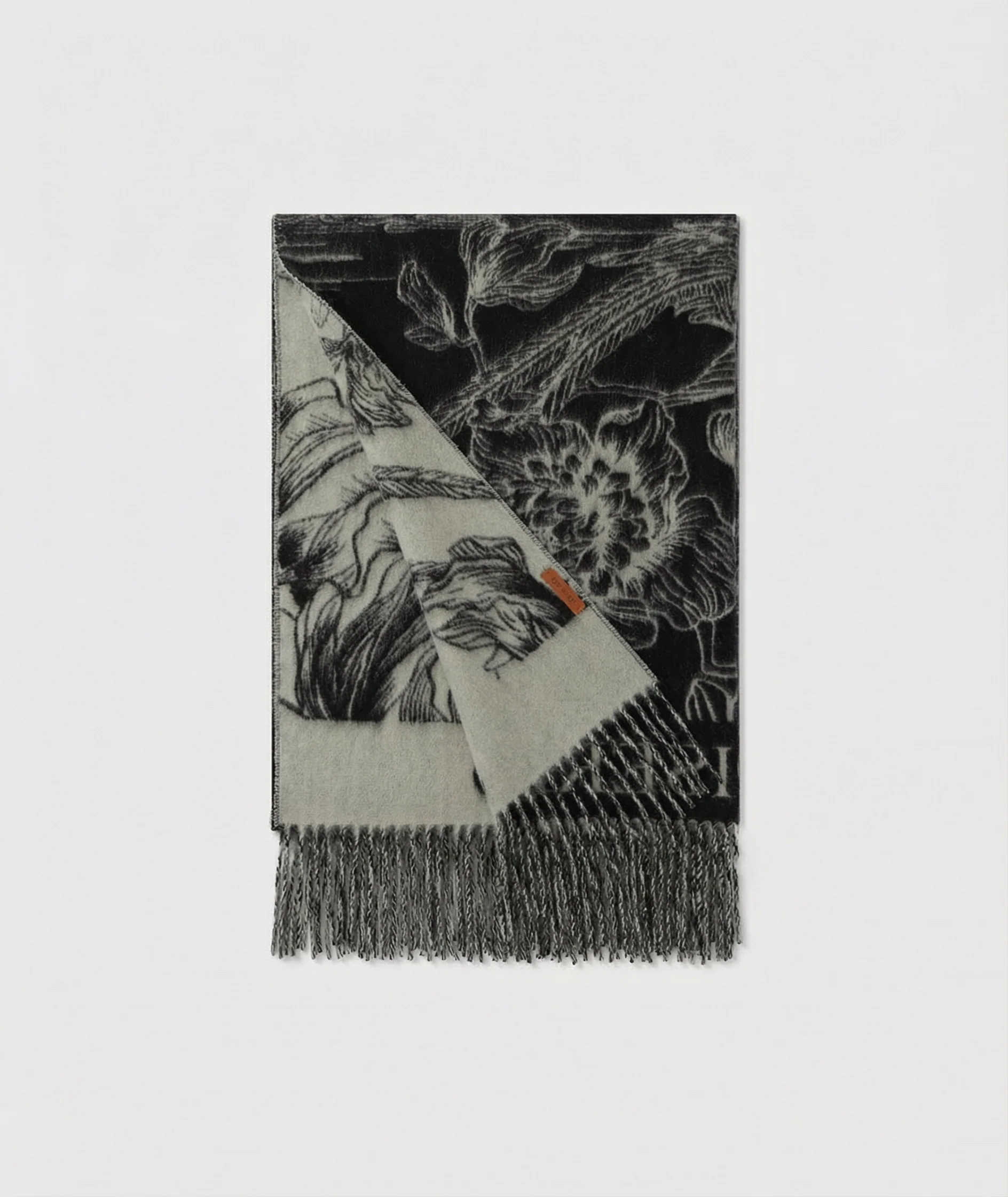 Floral Fringe Shawl - Image 5