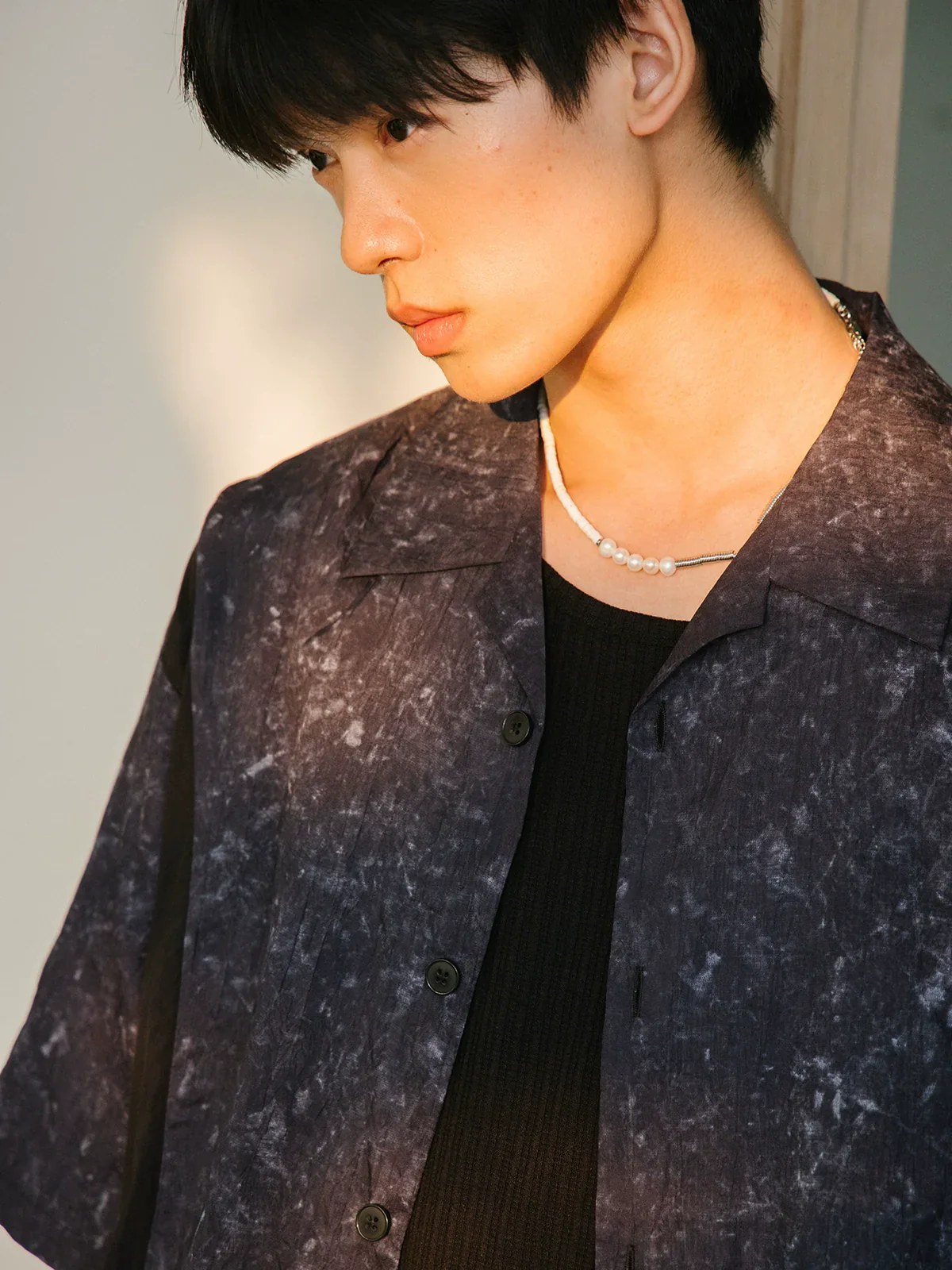 Floral Patchwork Camp-Collar Shirt - Image 4