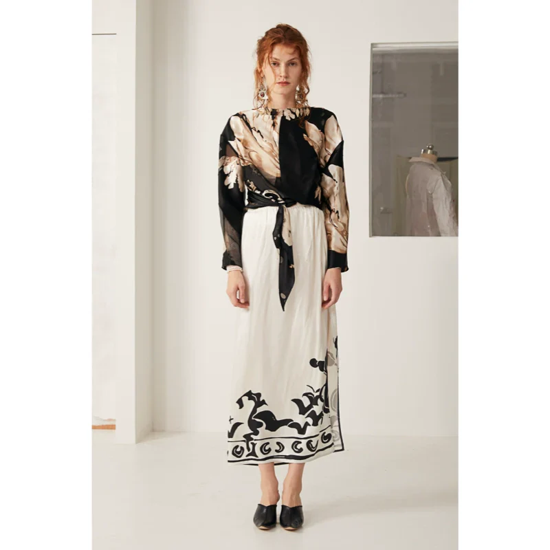 Floral Silk Top