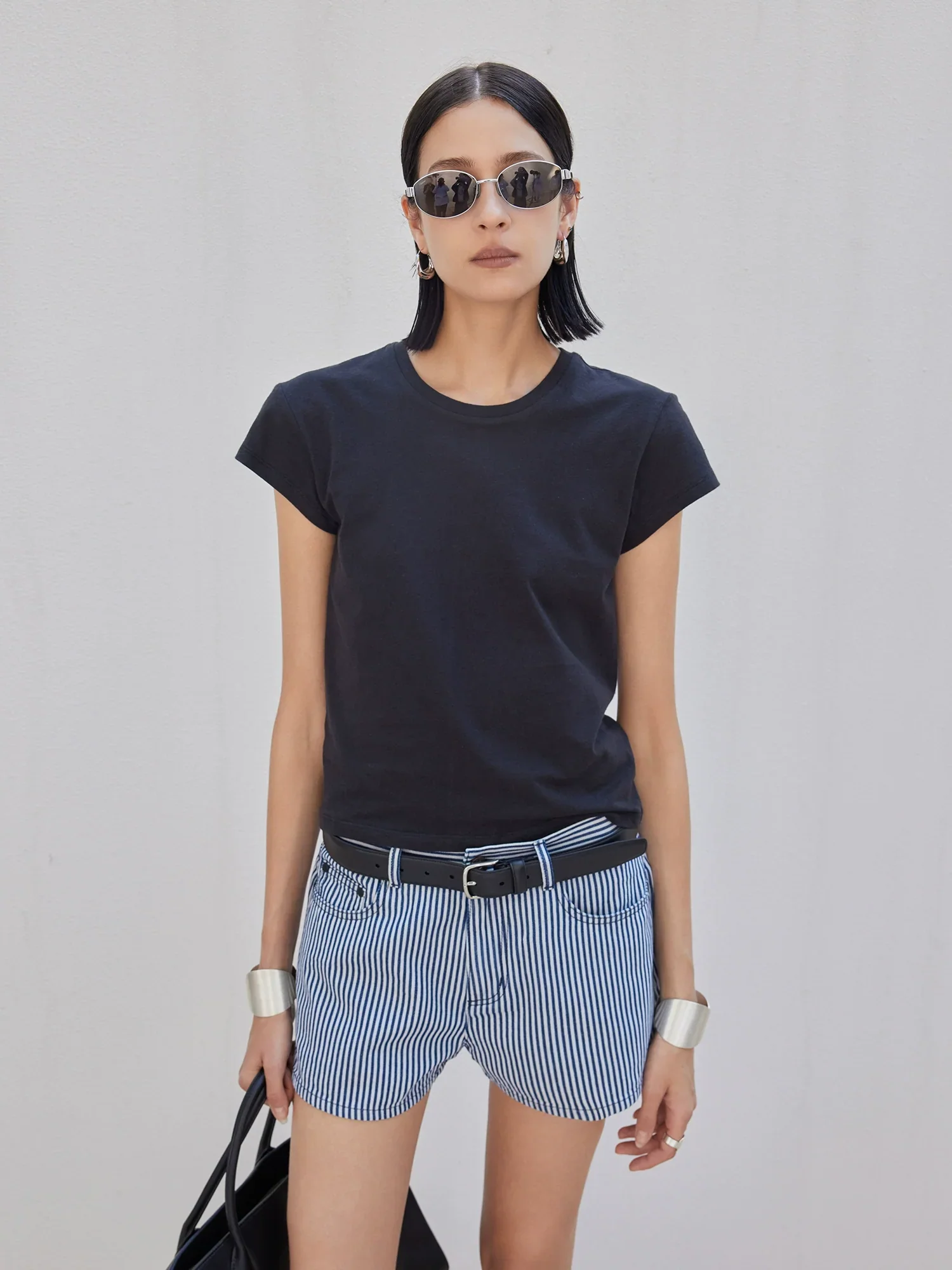 Flutter Sleeve Cotton Tee - Image 2