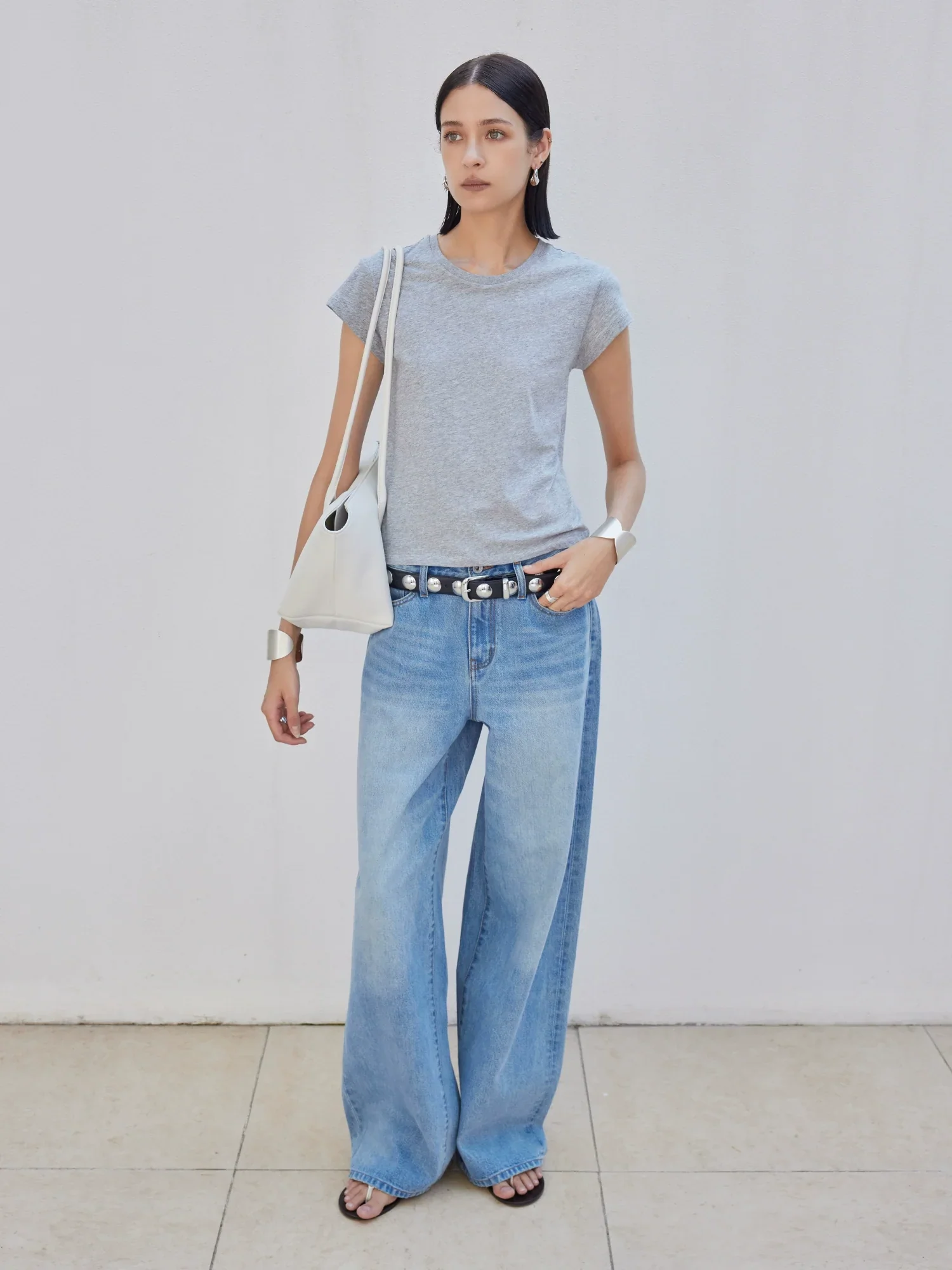 Flutter Sleeve Cotton Tee - Image 5