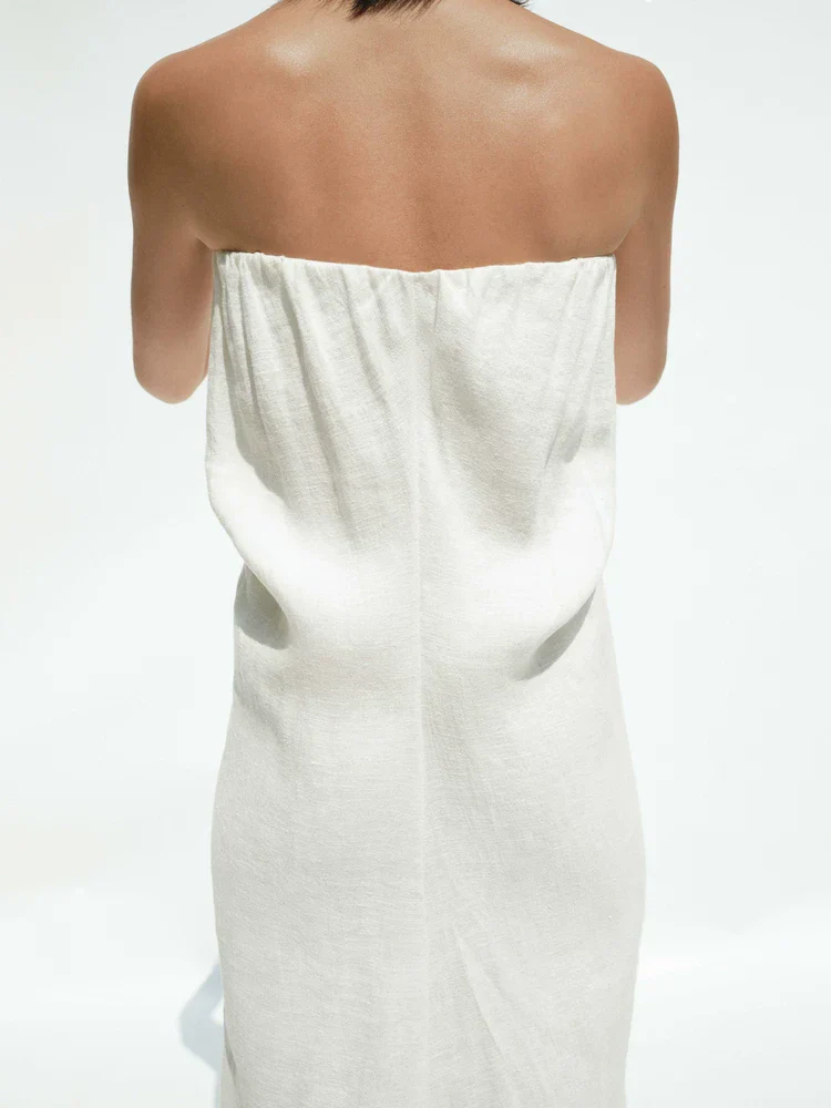 Foldover Bust Maxi Dress - Image 4