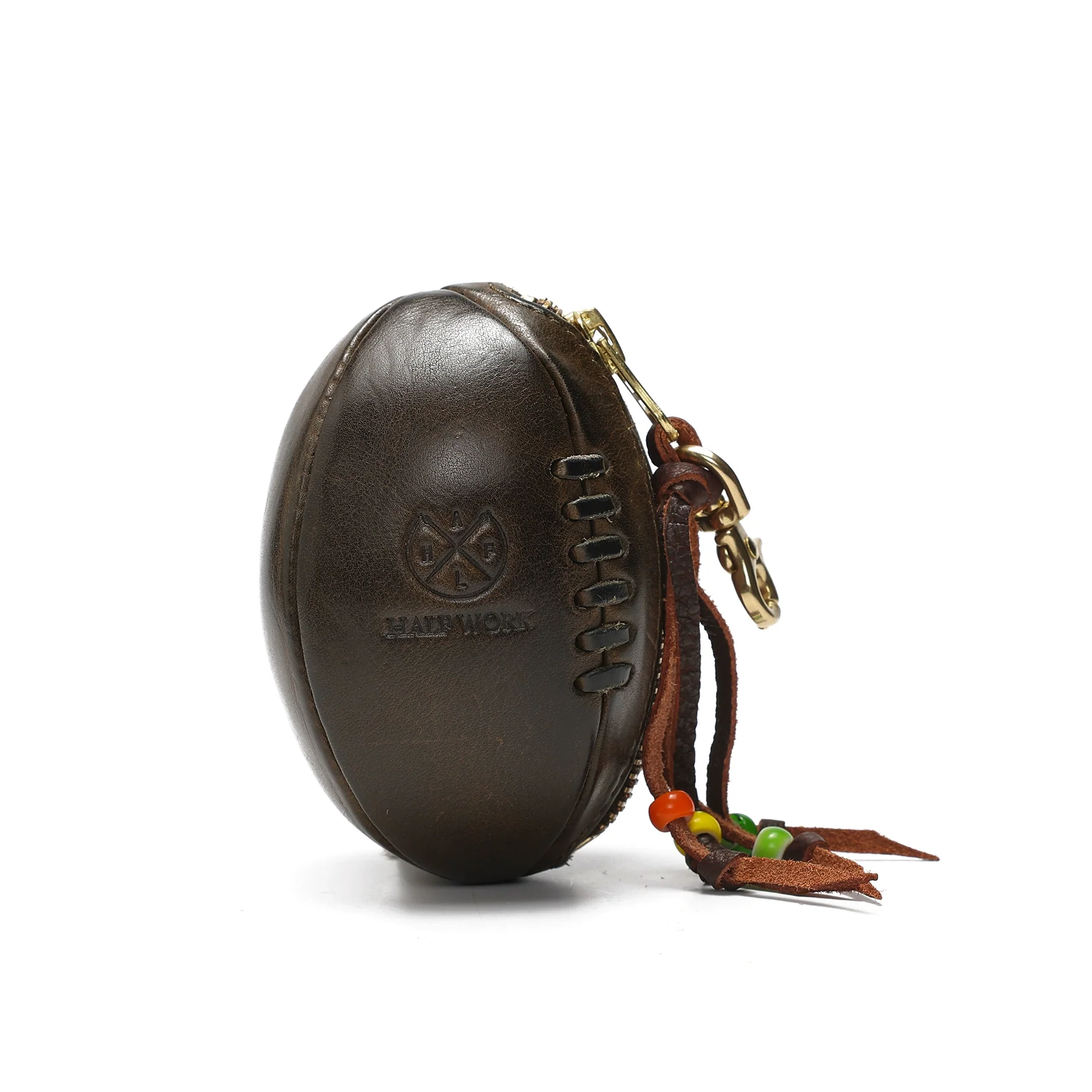 Football Leather Key Pouch - Image 8