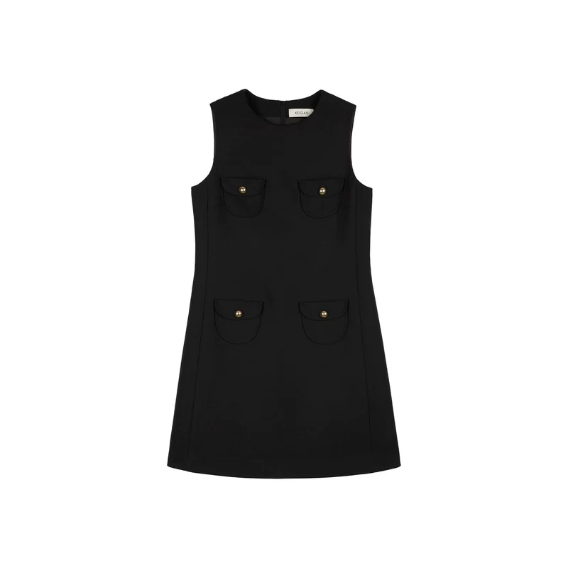 Four-Pocket Shift Dress - Image 3