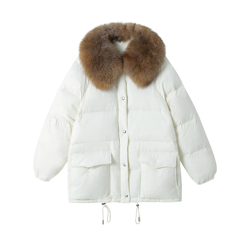 Fox Collar Down Puffer